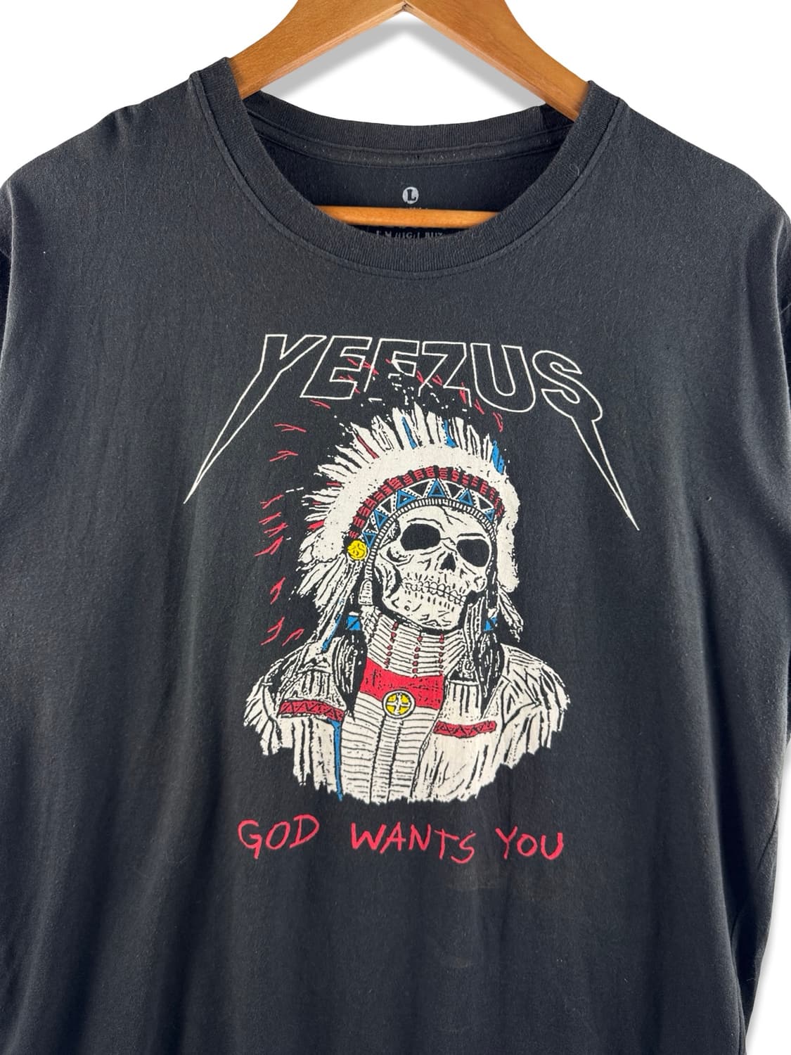 칸예 웨스트 Yeezus 프린팅 티셔츠3529 상품이미지4