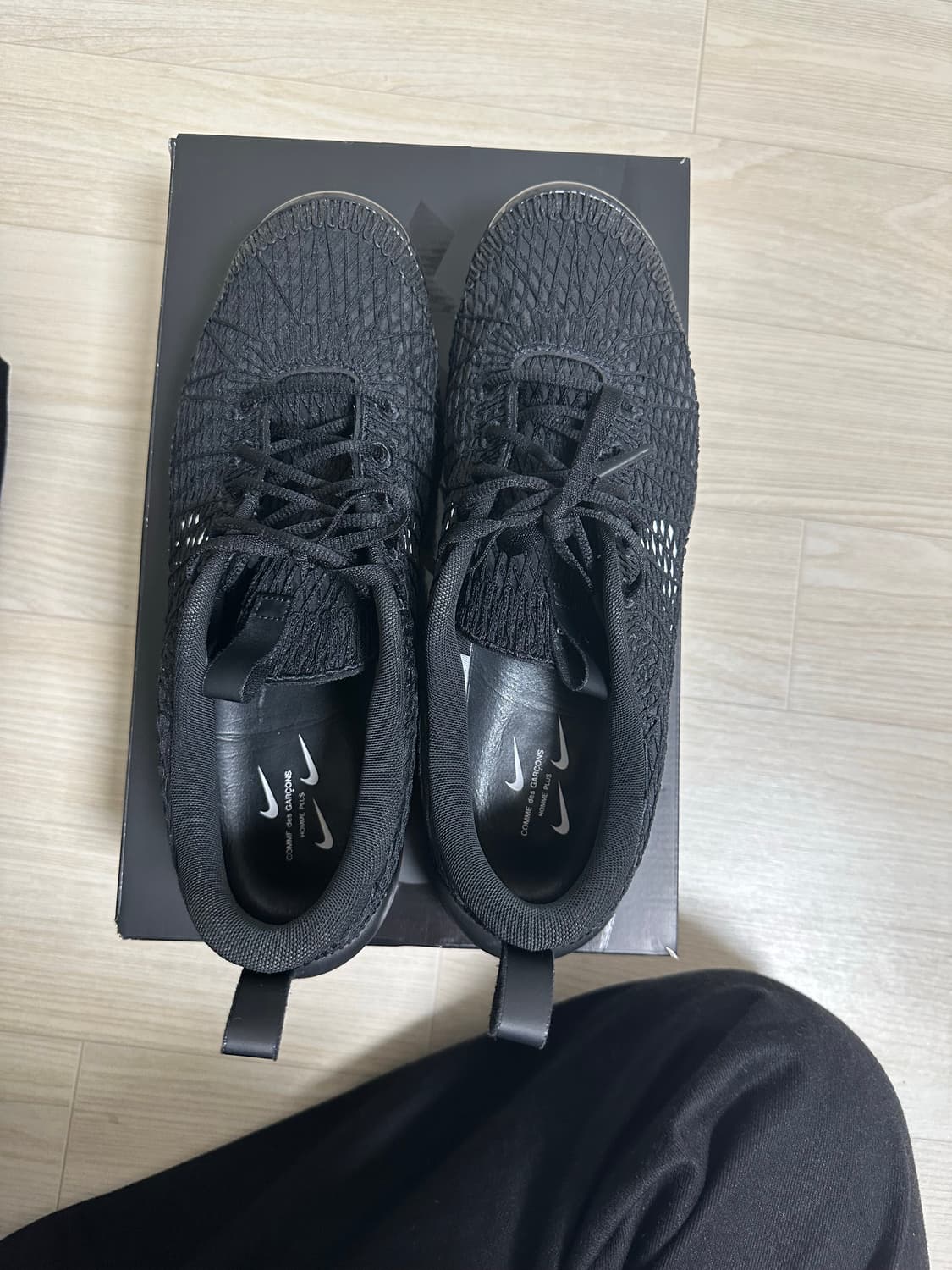 나이키 꼼데옴므 플러스 블랙 280 상품이미지1