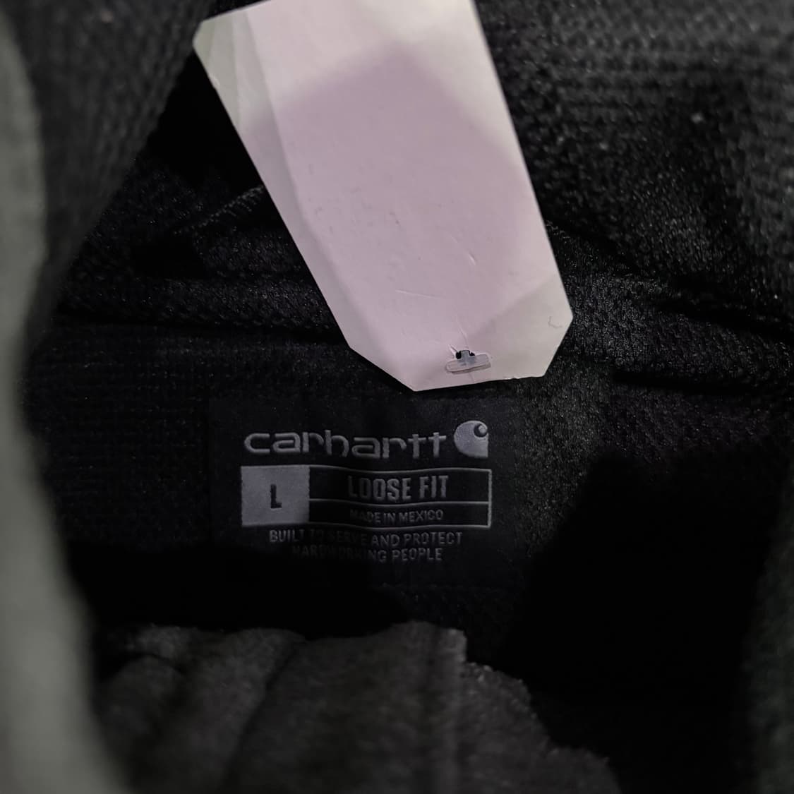 칼하트 그레이 레인디펜더 써멀 후드집업 상품이미지3