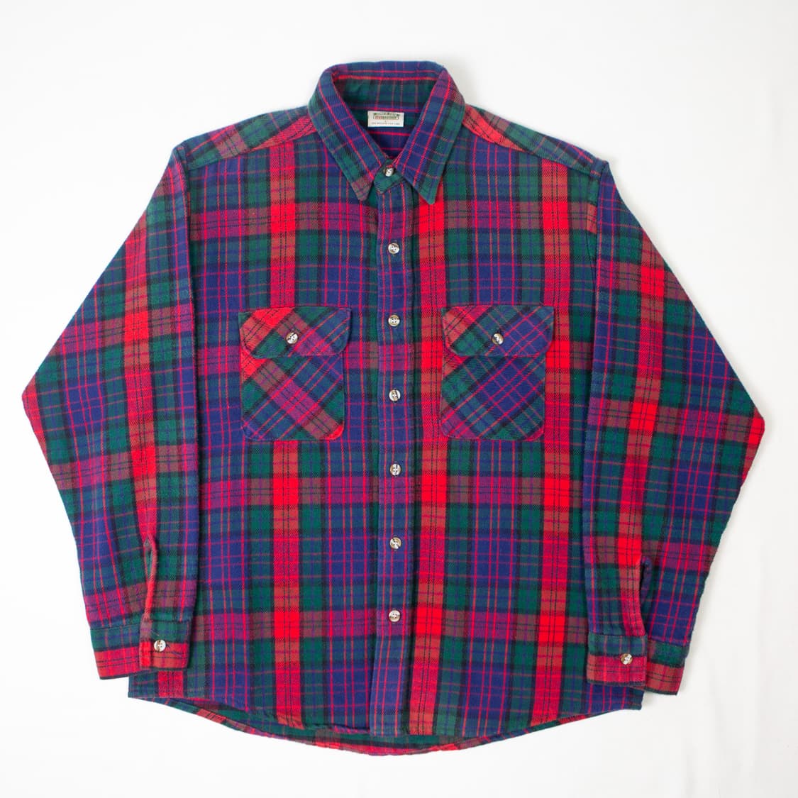 90s Five Brother 플란넬 코튼 워크셔츠 상품이미지1