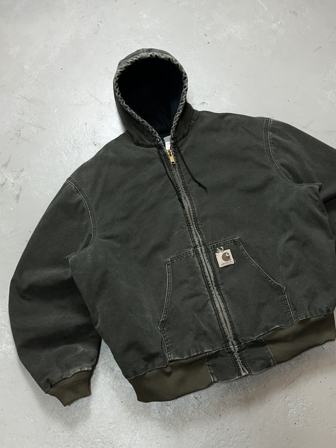 00's OG 칼하트 J68 MOS 액티브 자켓 칼하트 모스그린 J130 상품이미지5