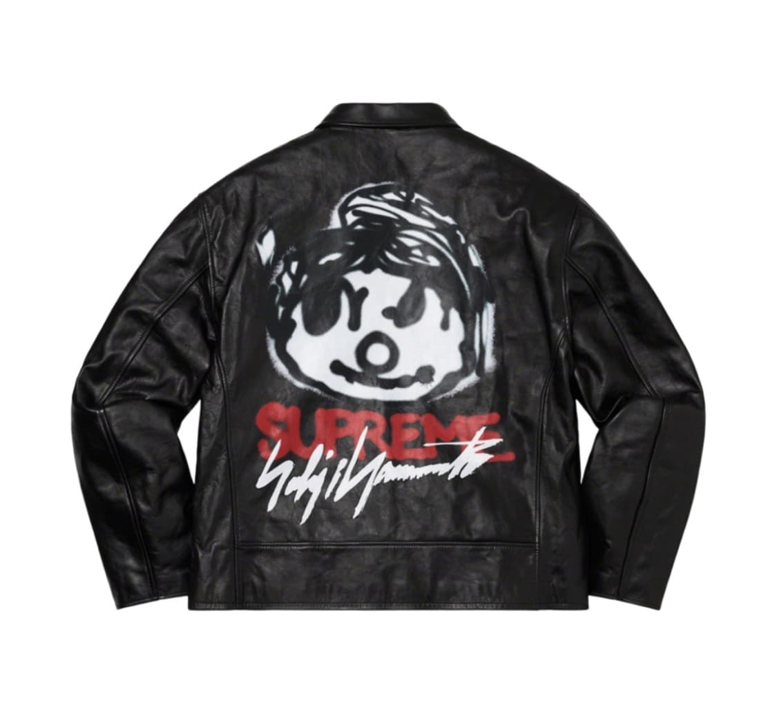 [XL]슈프림 x 요지야마모토 레더 자켓 상품이미지1