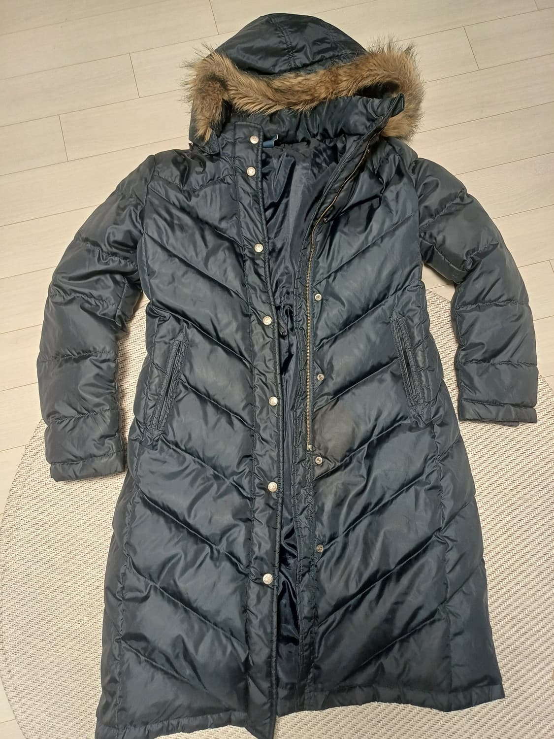 [S] 폴로 진스(Polo Jeans) 덕다운 80/ 여성롱패딩 상품이미지3