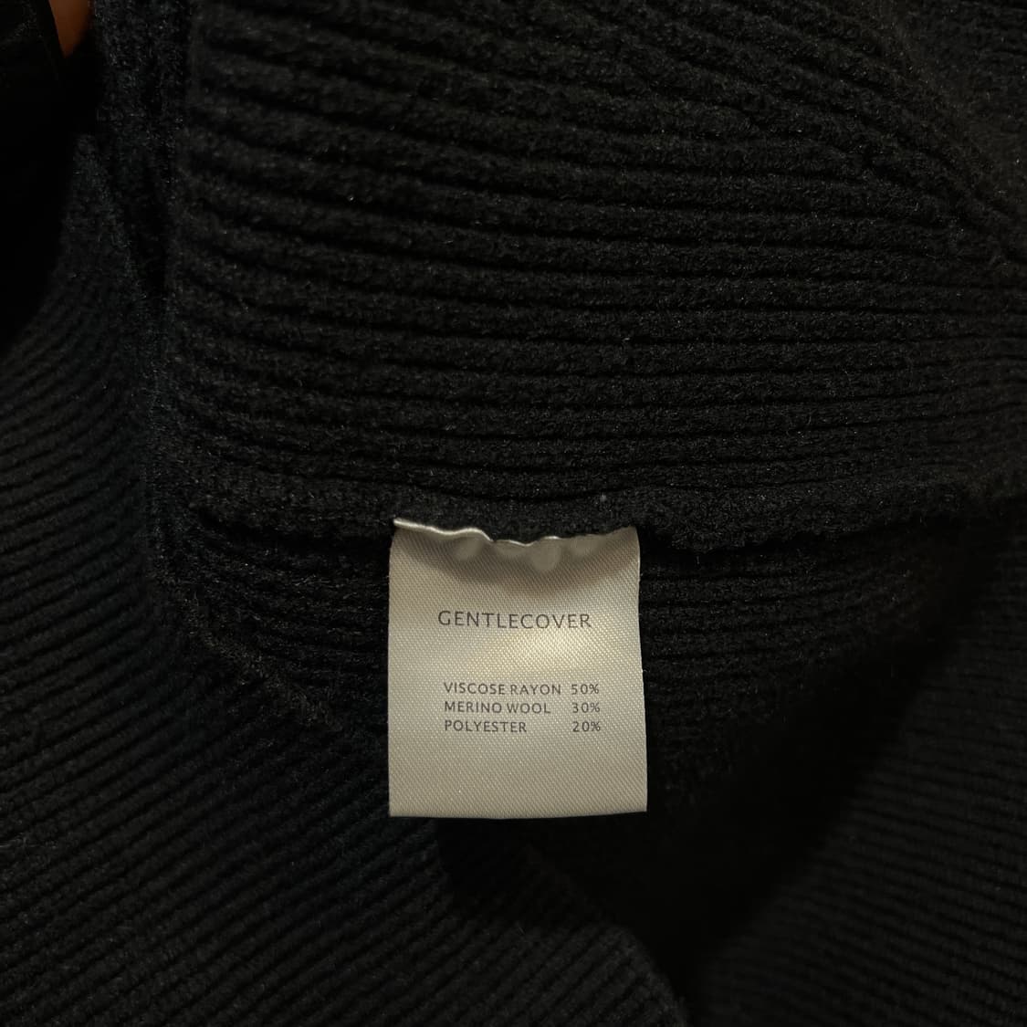 Gentle Cover 니트 집업 상품이미지4