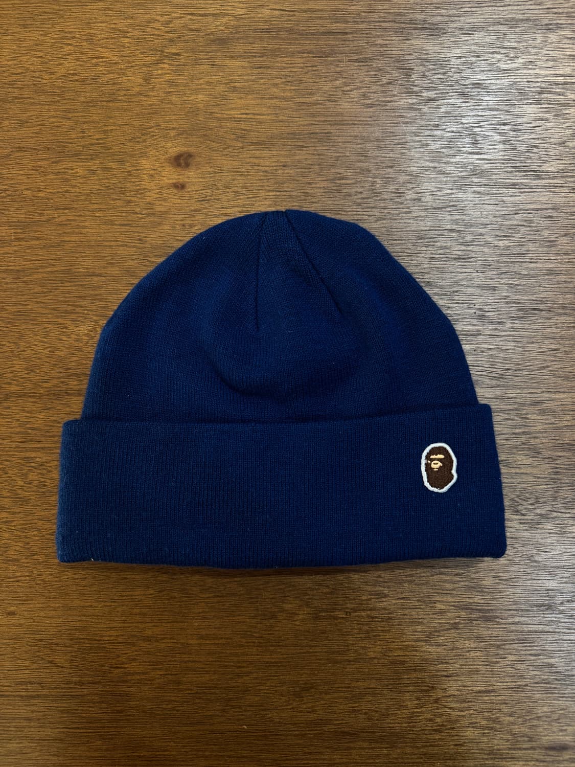 [OS] 베이프 에이프 헤드 원포인트 비니 네이비  상품이미지3