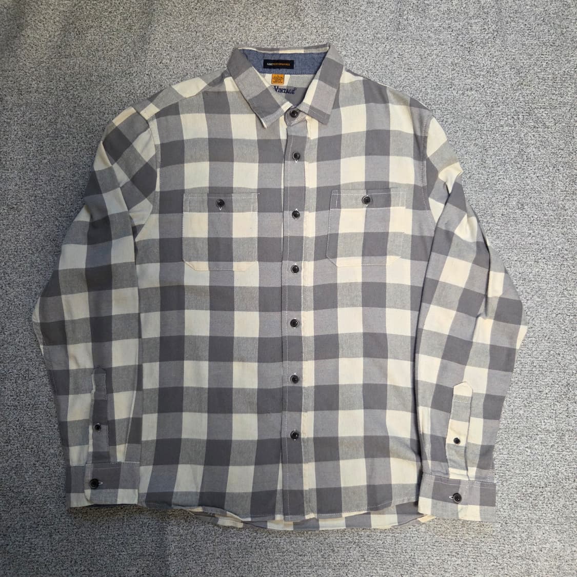 Tailor Vintage 플란넬 체크셔츠 XL(105) 상품이미지1