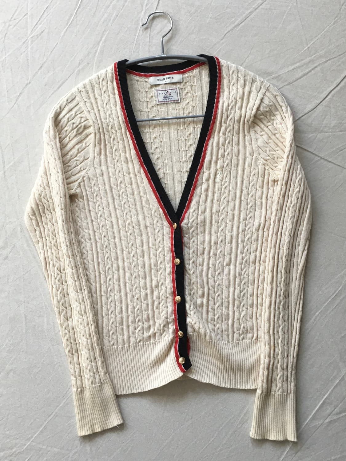 빈폴 브이넥 케이블가디건 상품이미지3