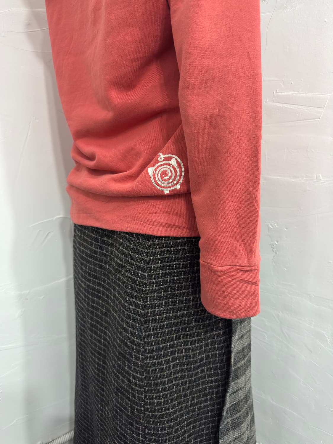 E-clat check pocket wool skirt 상품이미지6