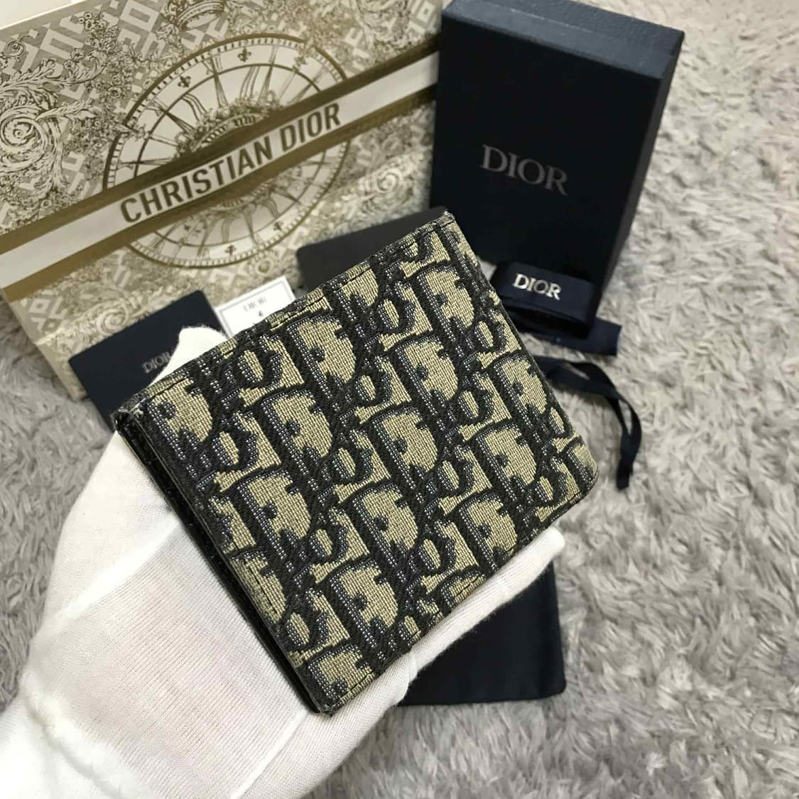 {클로젯}[매장 풀구성] 디올 오블리크 반지갑 상품이미지3