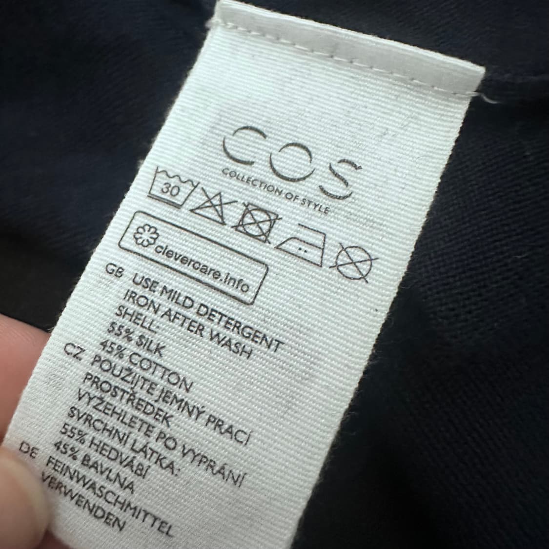 COS 코스 부들부들한 카라티 반팔티셔츠  상품이미지8