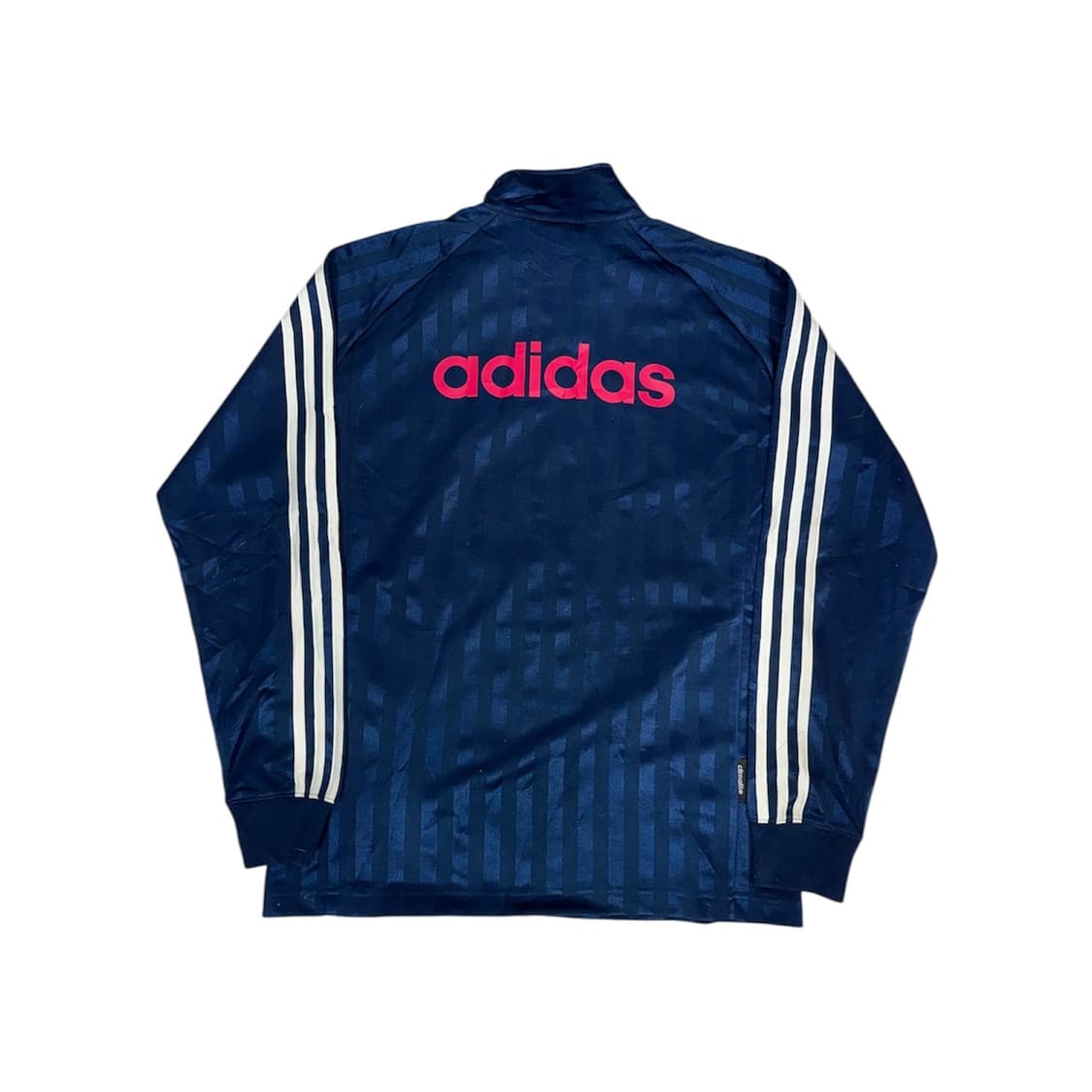 아디다스 핑크 로고 네이비 화이트 삼선 트랙탑 져지 L 상품이미지3