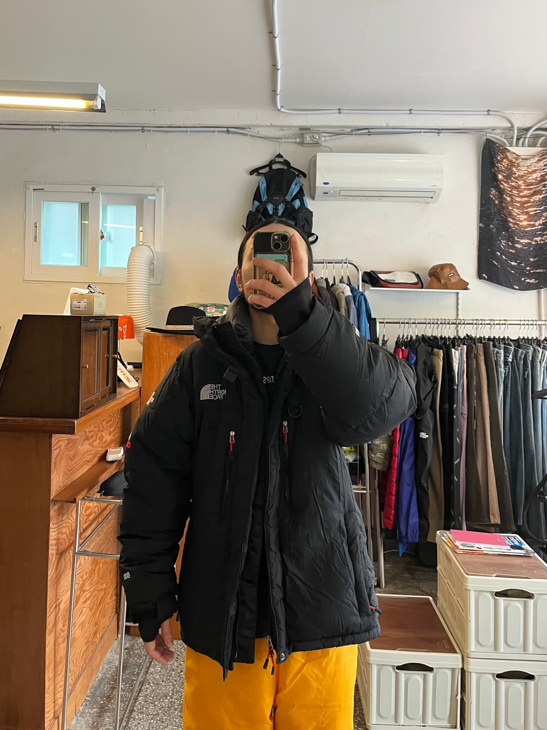 노스페이스 히말라야1 패딩 블랙 상품이미지2