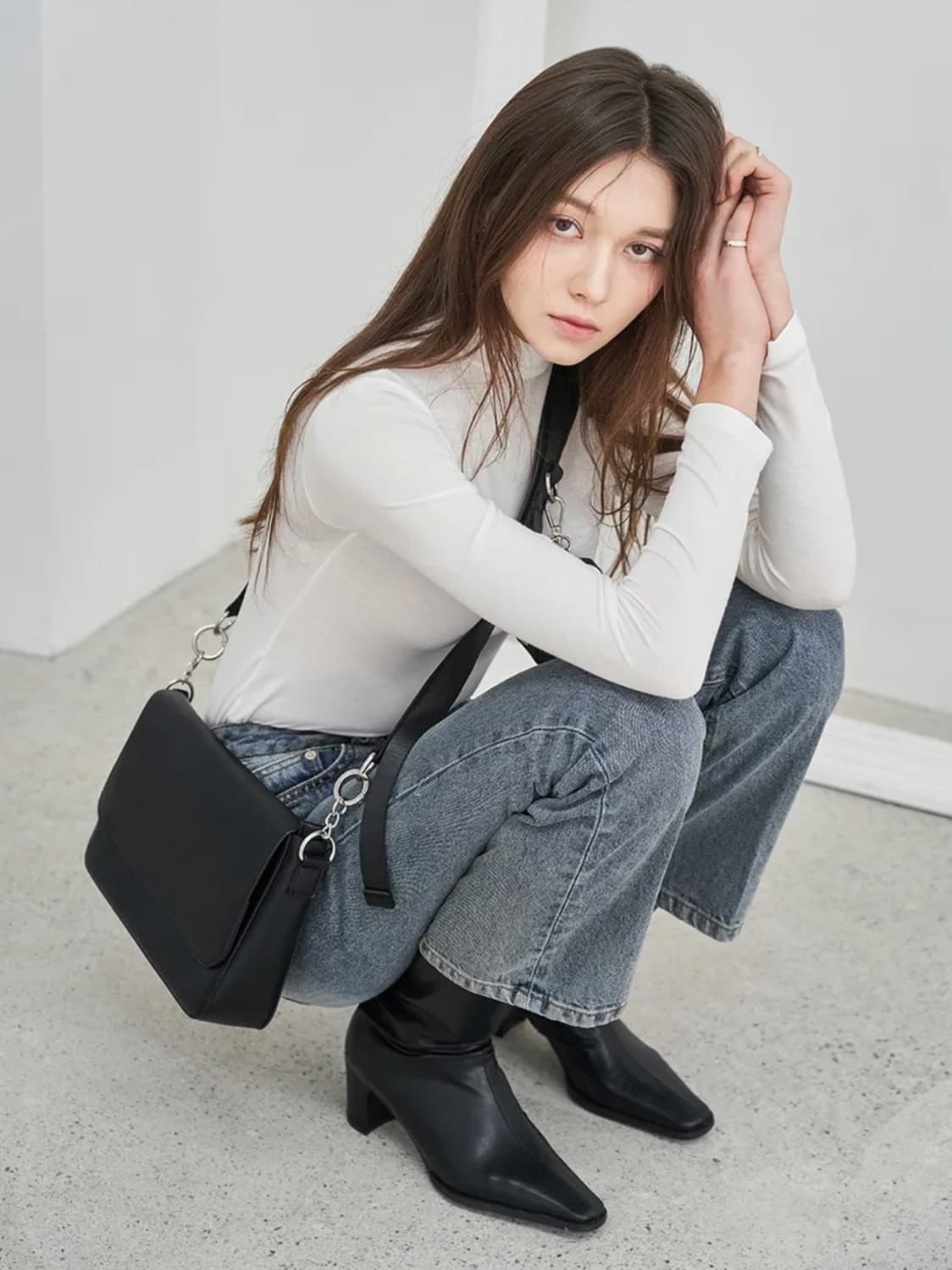 레더리 포쉐트 플랩 크로스백 상품이미지6