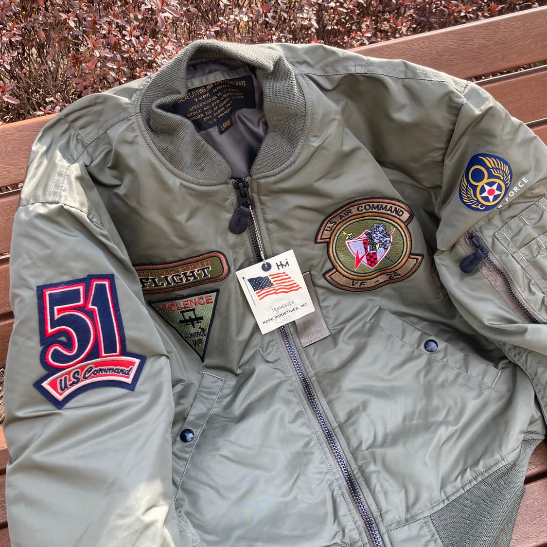 새상품 미군 에어포스 플라이트 ma1 ma-1 항공점퍼 상품이미지4