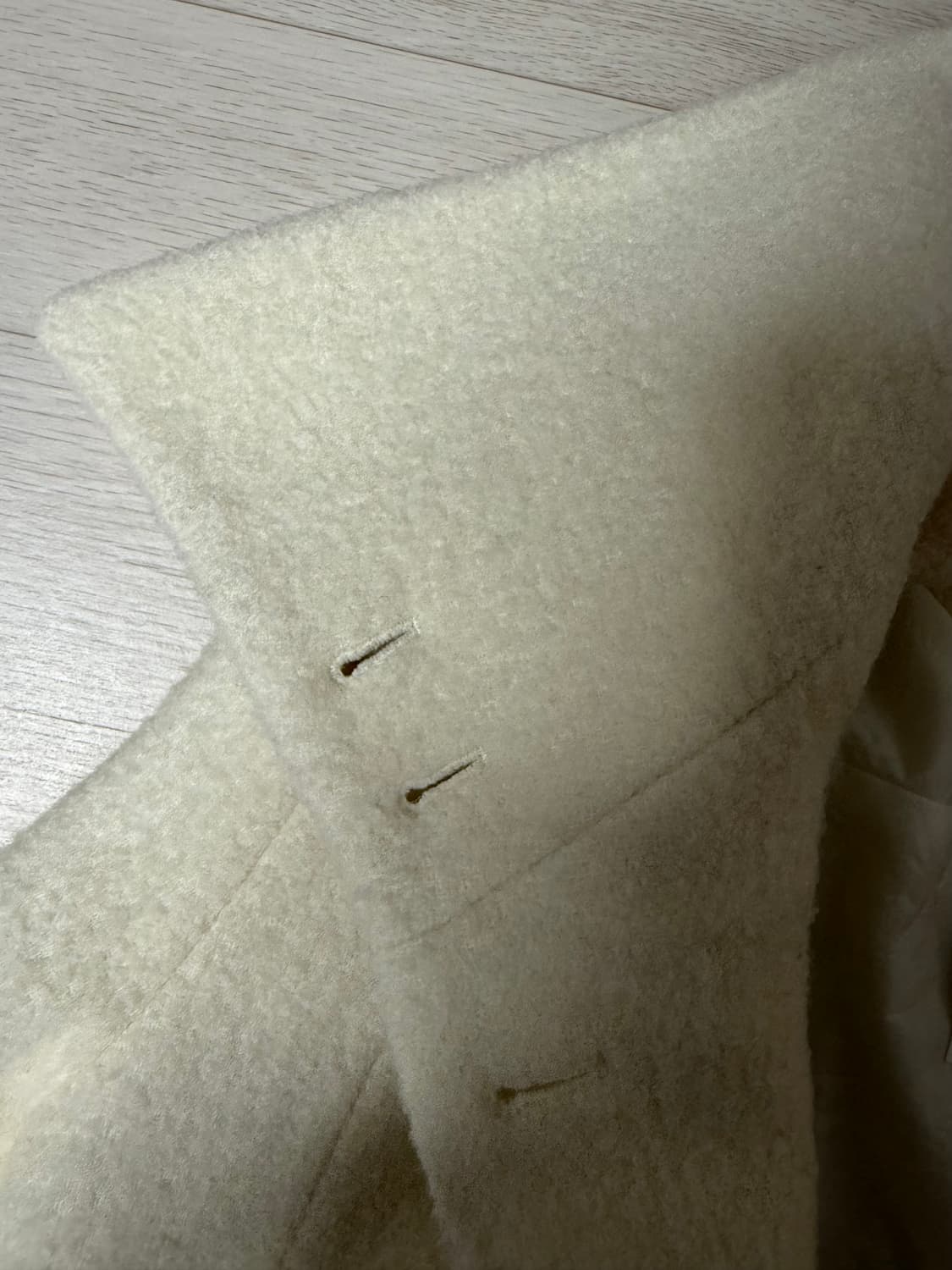 녹섭 알파카 하프코트alpaca curve collar half coat 상품이미지6