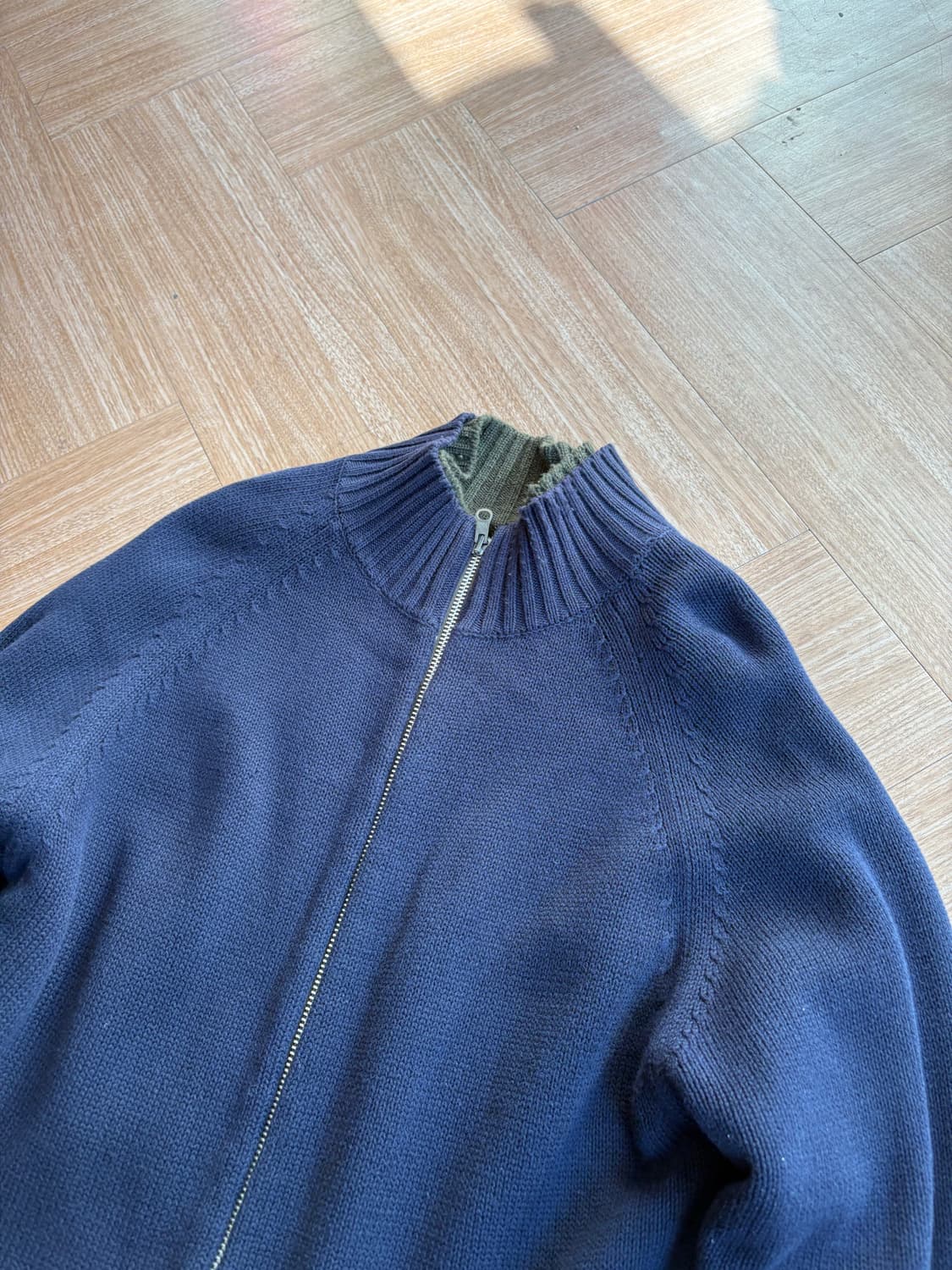 유나이티드애로우즈 블루라벨 리버시블 니트집업 상품이미지7