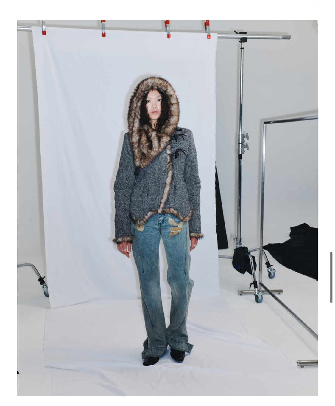 미스치프 퍼자켓 FAUX FUR VESPER JACKET 상품이미지2