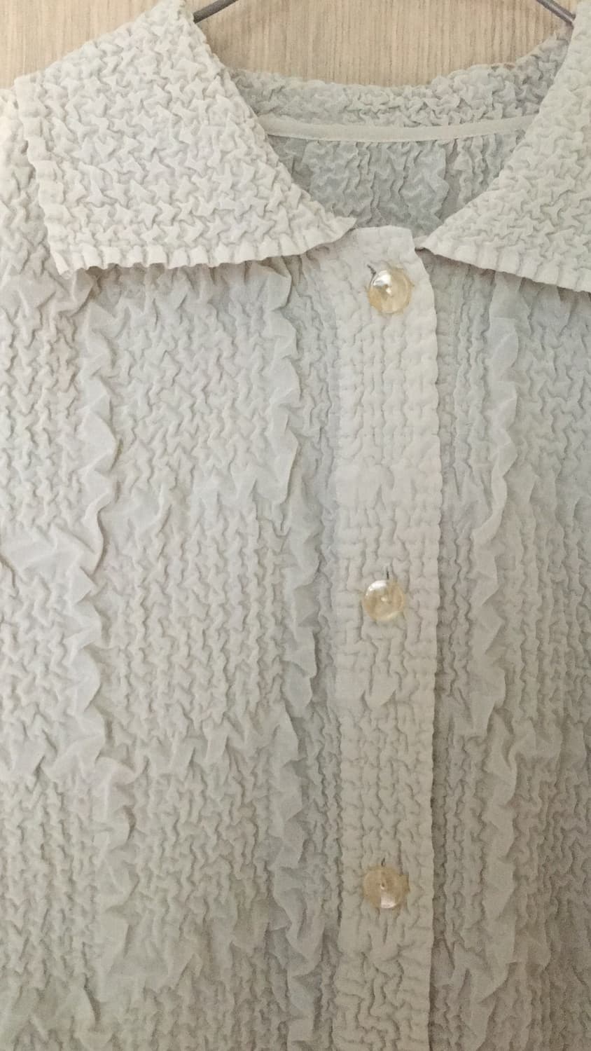 Crinkle Texture Shirt 상품이미지4