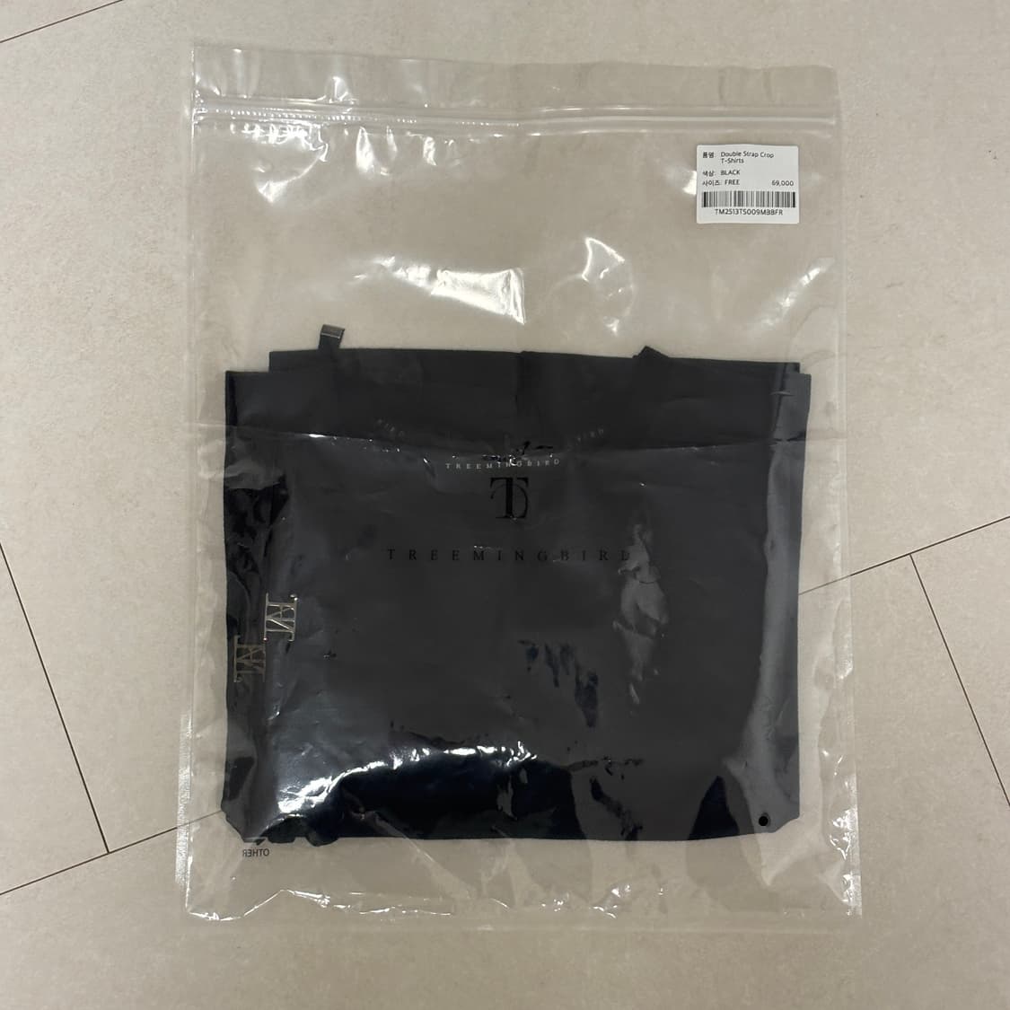 트리밍버드 Double Strap Crop 티셔츠 상품이미지2