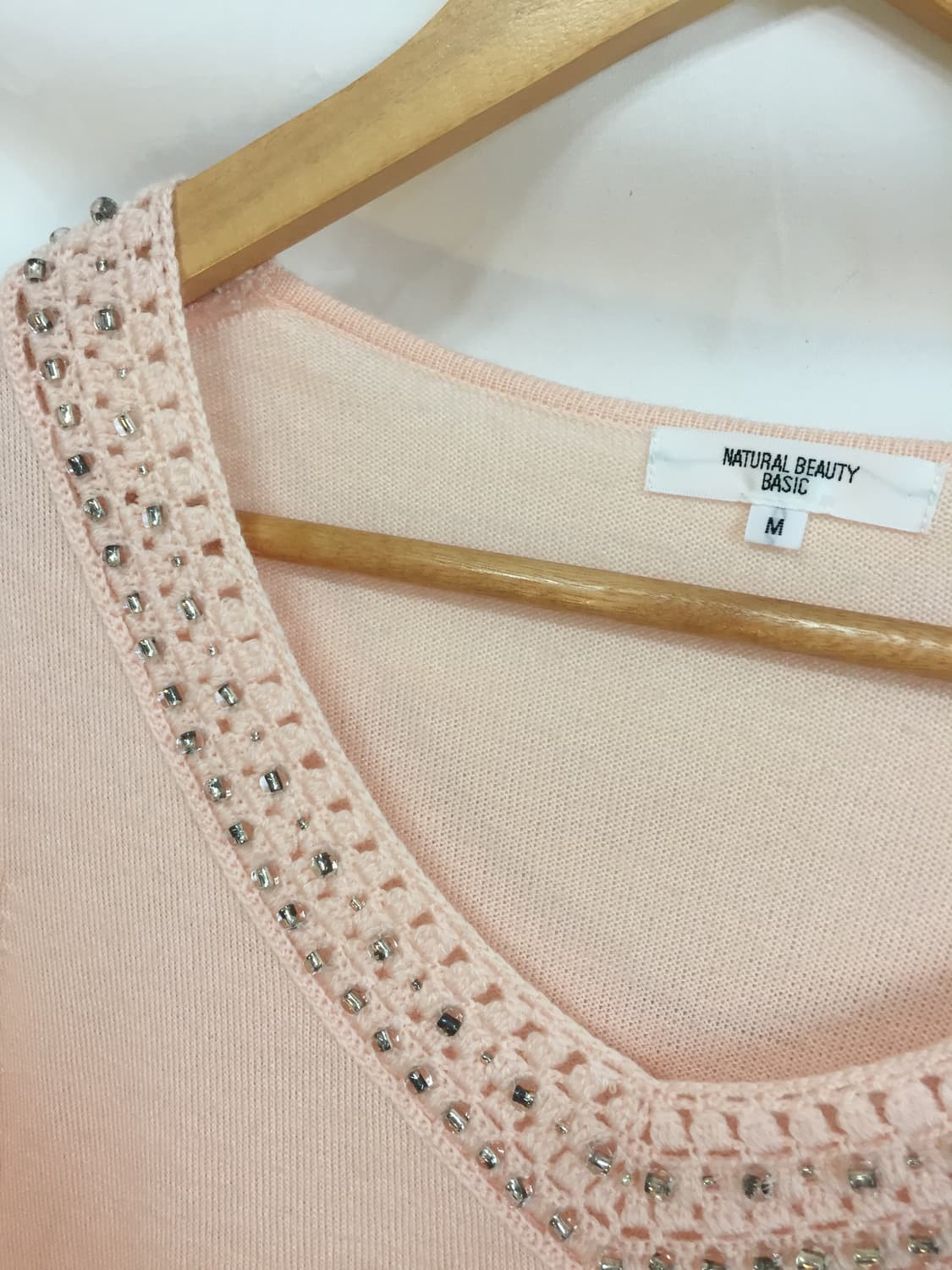 큐빅 브이넥 탑 상품이미지4