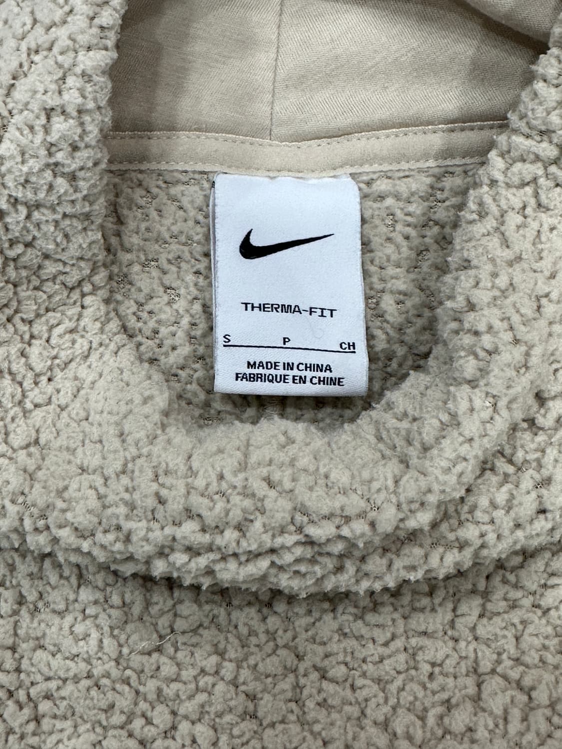 나이키 뽀글이 풀오버 베이지 상품이미지5