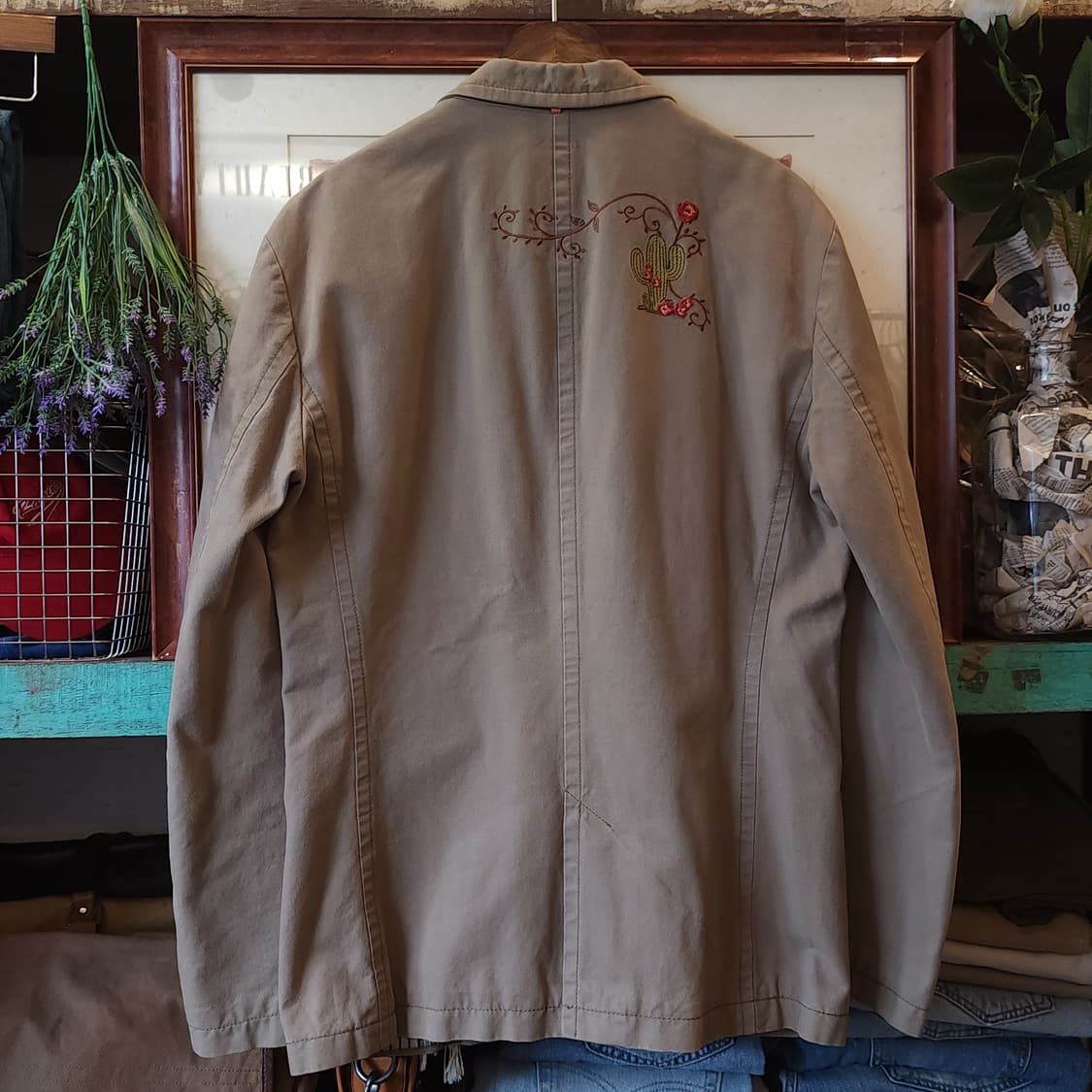 보스 휴고보스 선인장 자수 웨스턴 블레이져 자켓 50 상품이미지3