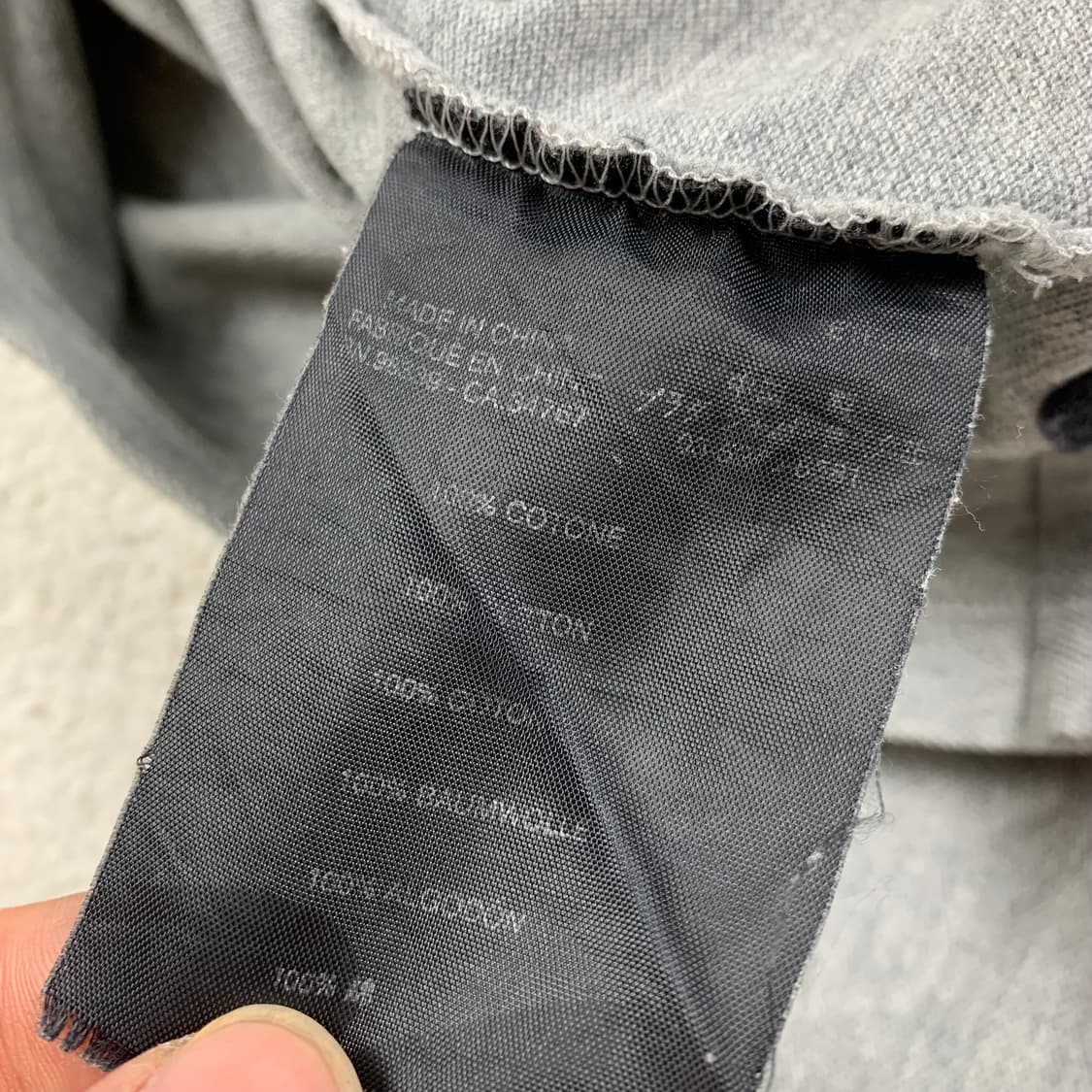 프라다 스포츠 아카이브 빈티지 롱슬리브 카라티 그레이 상품이미지7