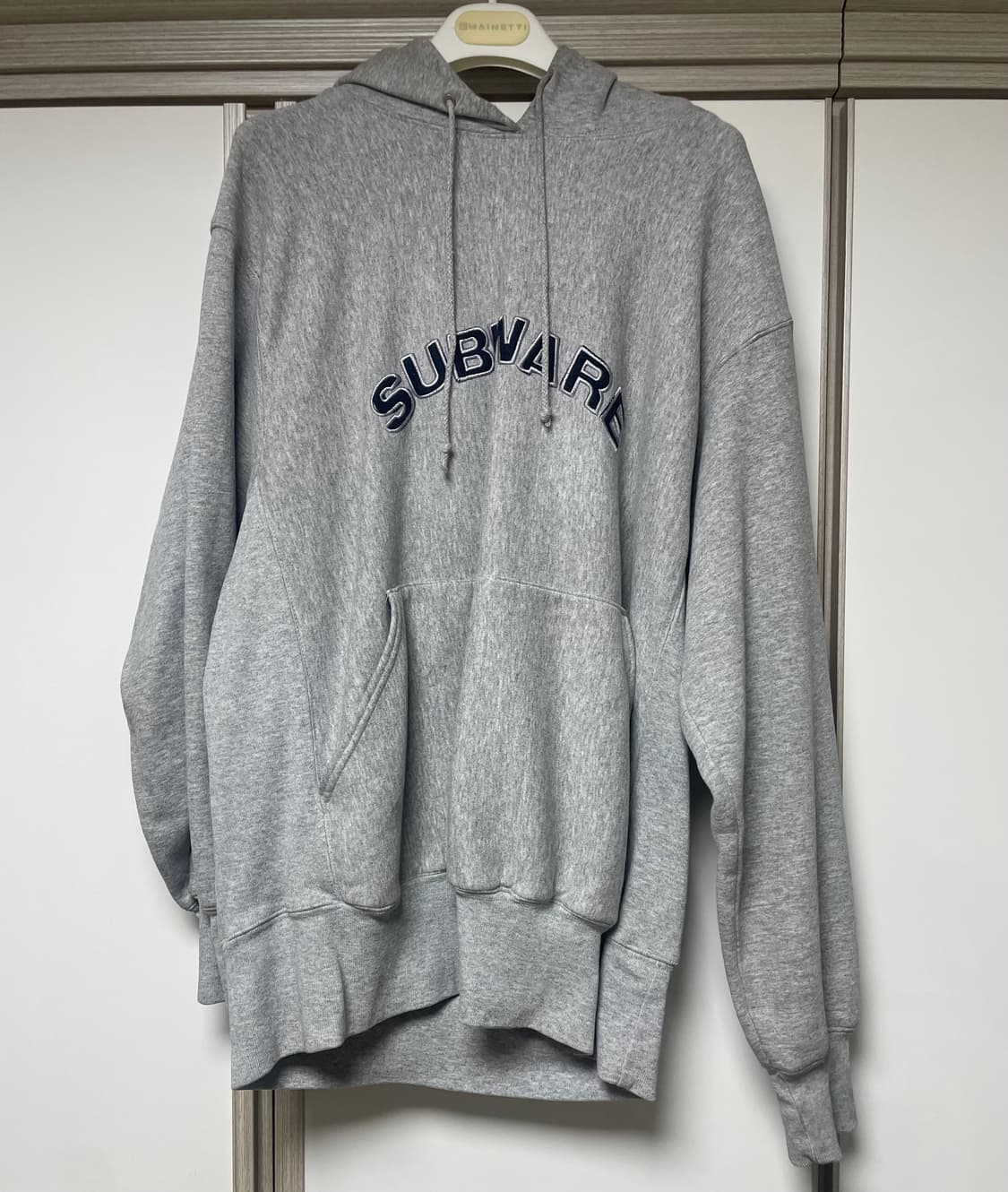 [L] 빈티지 90s subware 서브웨어 로고 후드티 상품이미지1