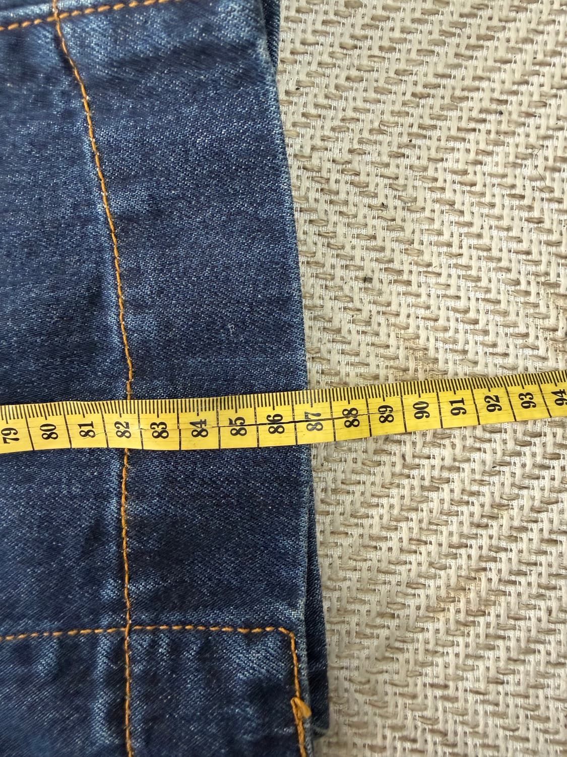 정품) 비비안웨스트우드 버튼 장식 데님 스커트 38(26) 상품이미지8