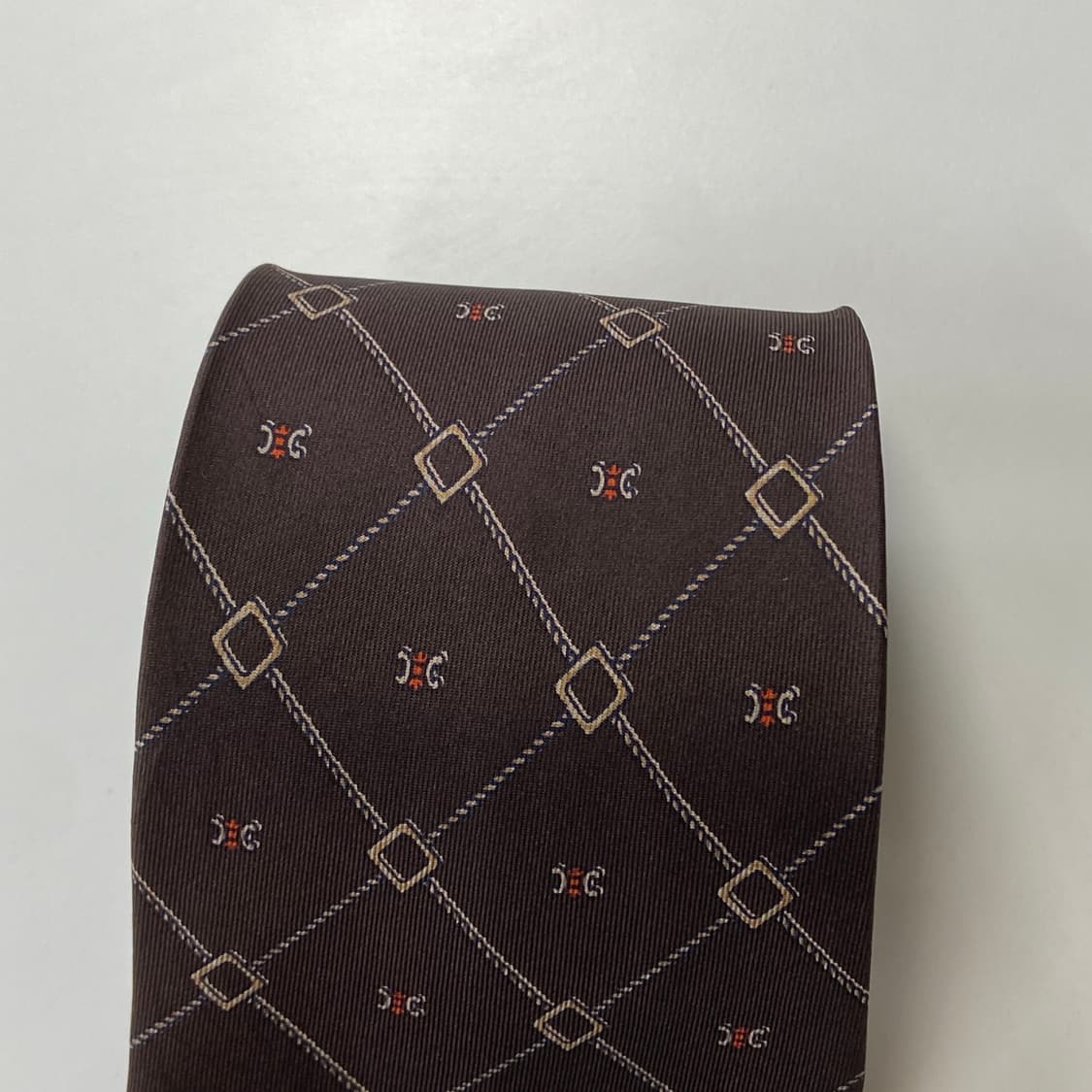 셀린느(CELINE) 모노그램 정품 명품 넥타이 10.7cm 상품이미지6