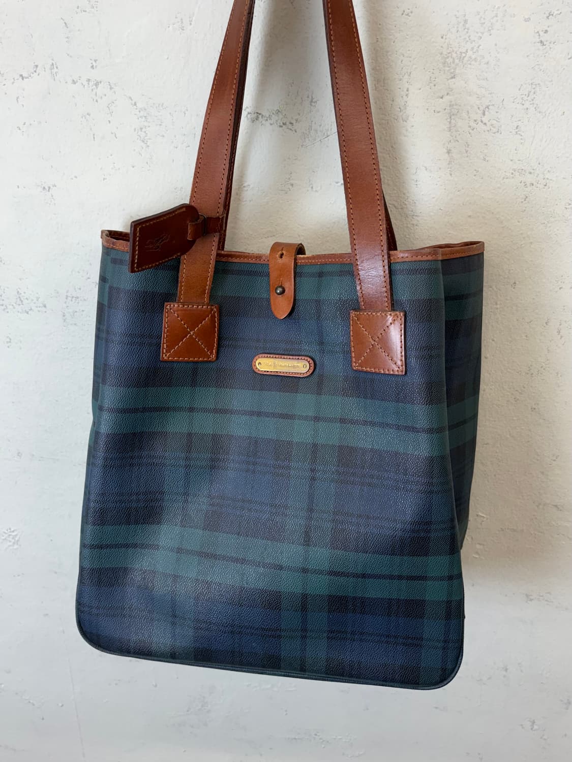 폴로랄프로렌 빈티지 블랙워치 토트백 상품이미지2