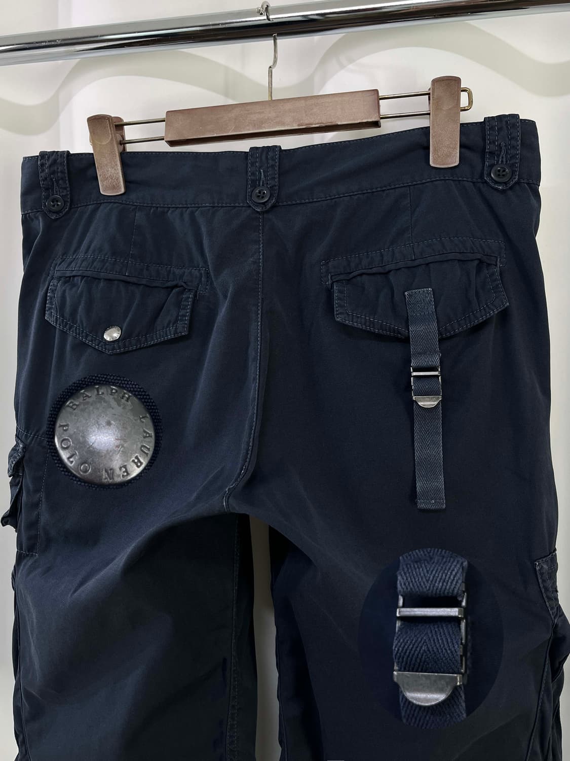 90's 폴로 랄프로렌 파라트루퍼 유틸리티 네이비 카고 팬츠 상품이미지8
