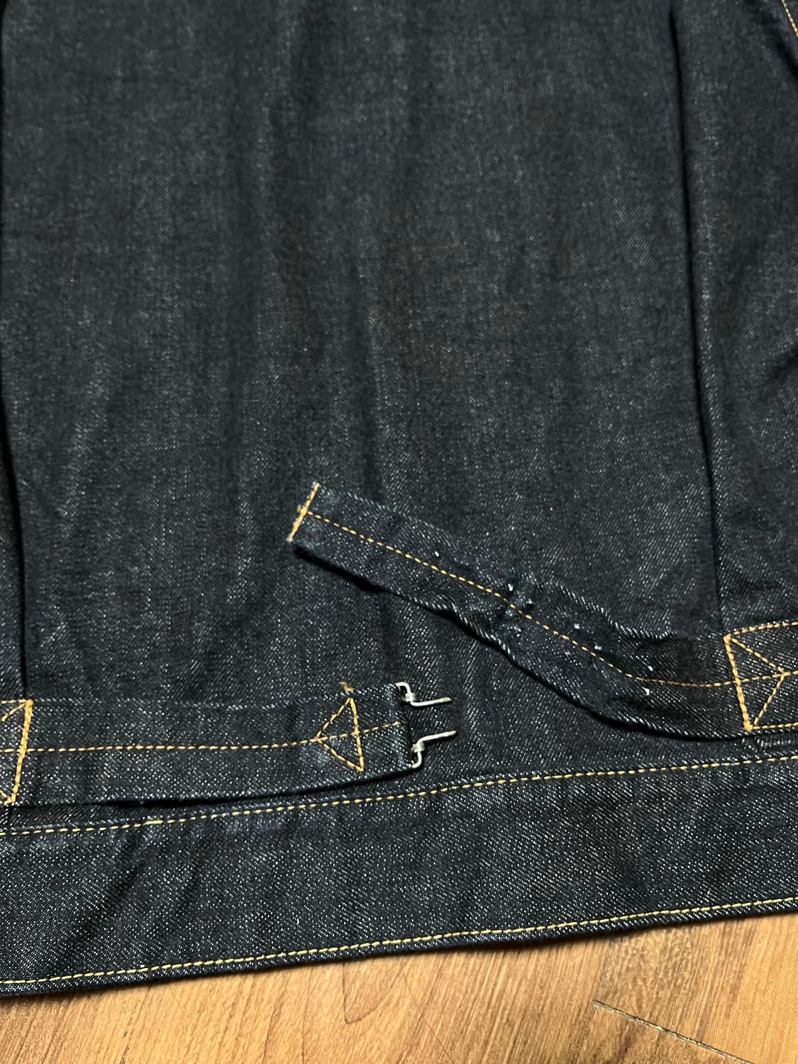 Blacksign 14oz Denim Pleats Jacket 상품이미지3