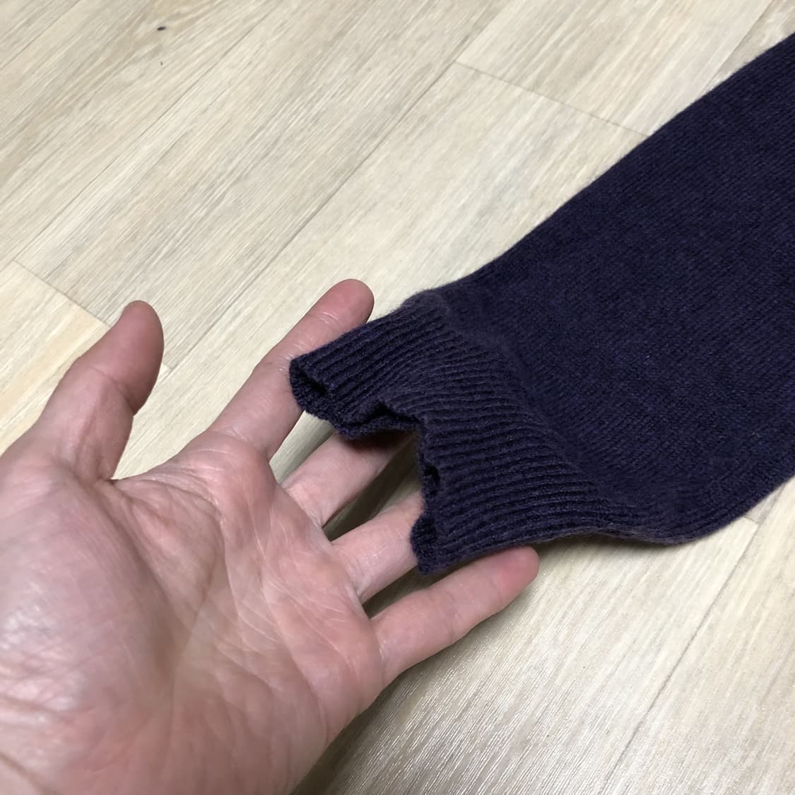 (XL) 폴로 랄프로렌 POLO 램스울 퍼플 라운드 니트 폴로니트 상품이미지3