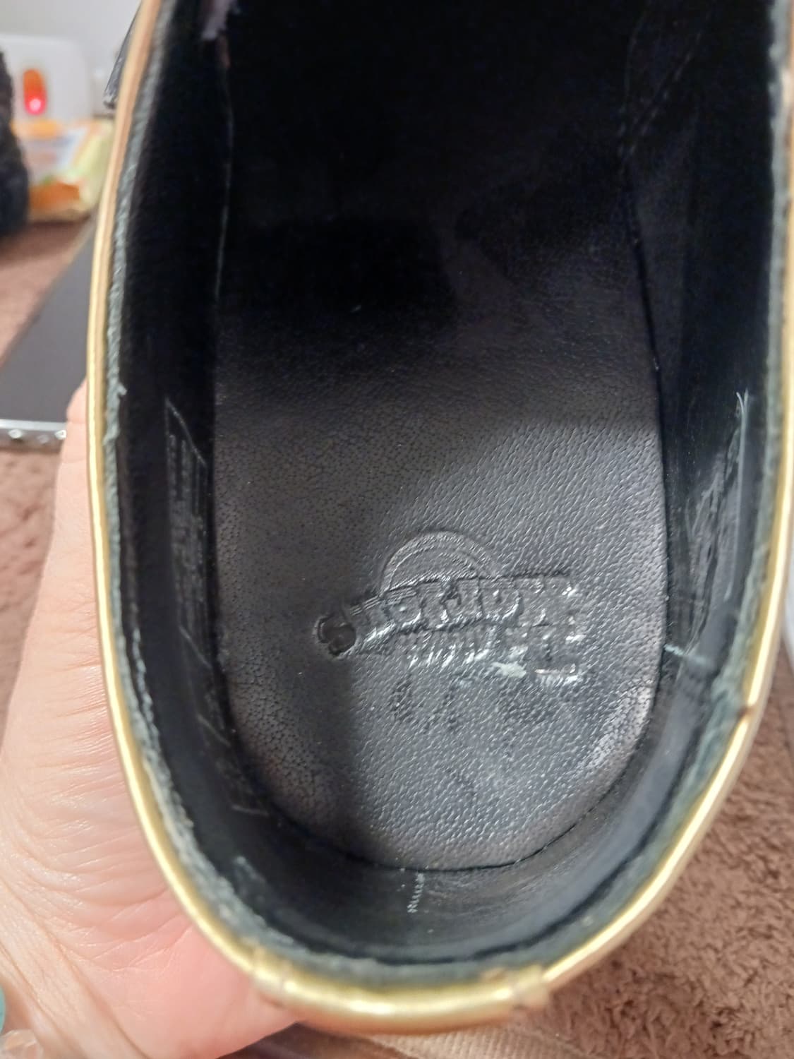 닥터 마틴 윙팁 3989 브로그 스펙트라  골드  상품이미지7