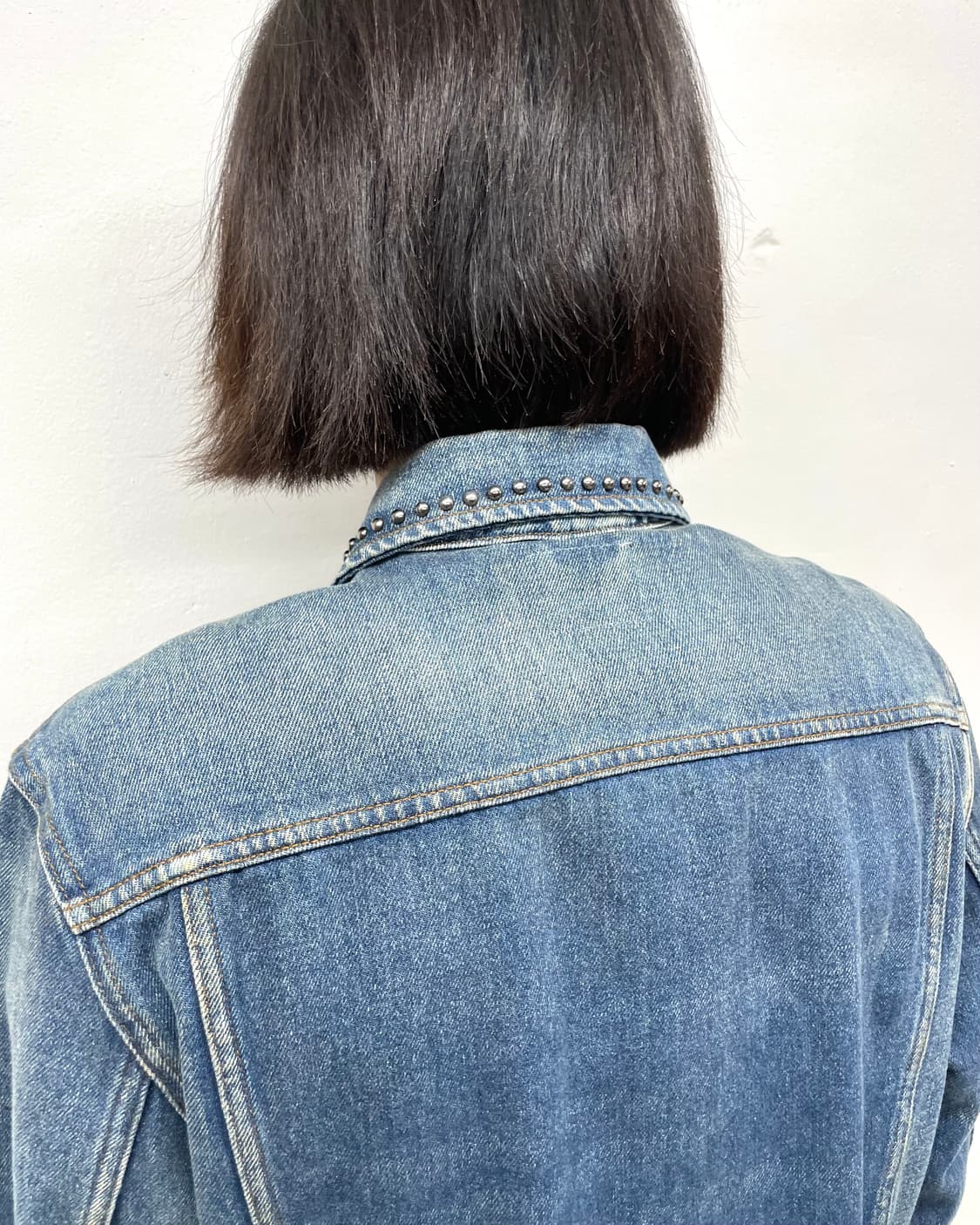 studded cubic denim jacket 상품이미지6