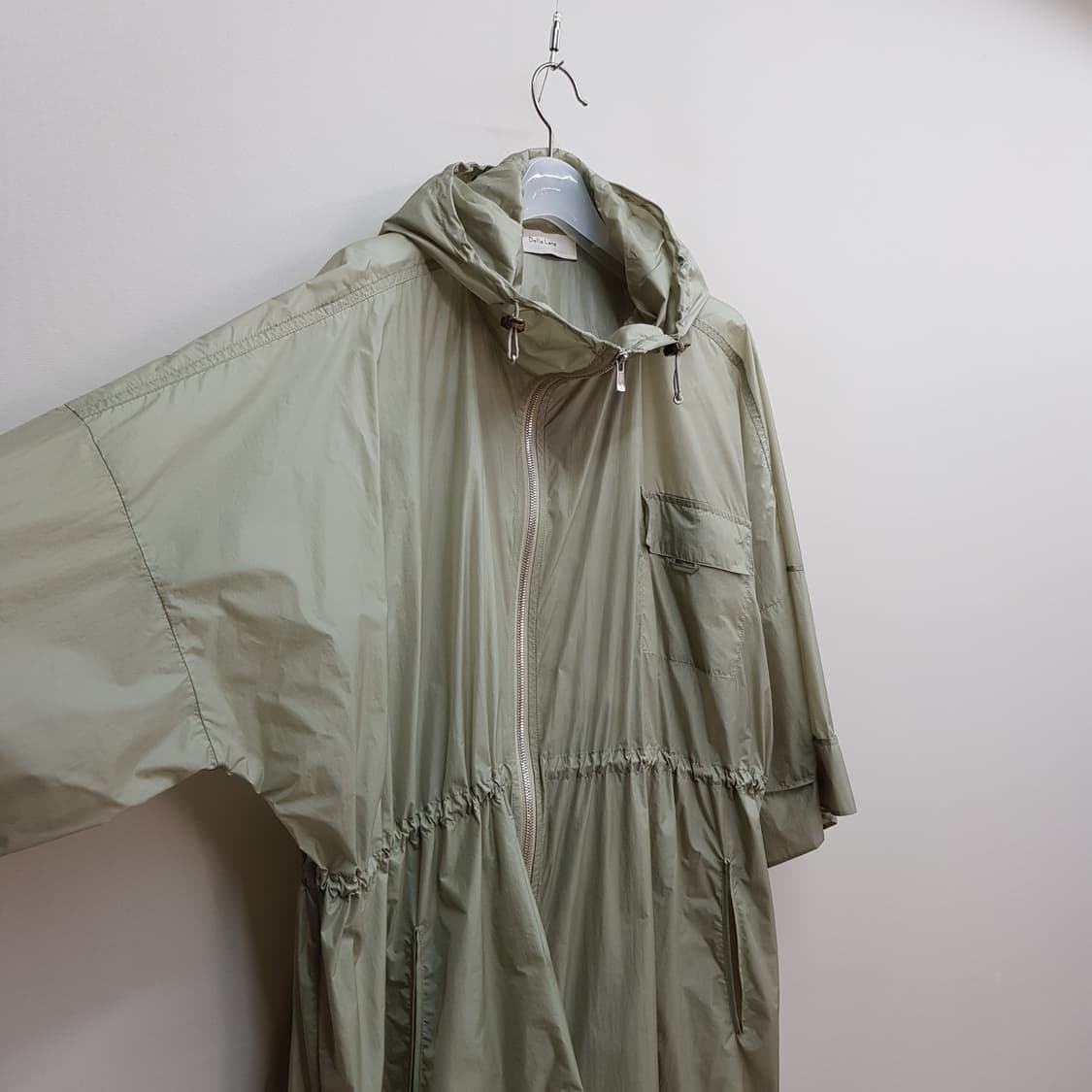 델라라나 Della Lana 2023  후드 집업 롱 점퍼 m사이즈 상품이미지3