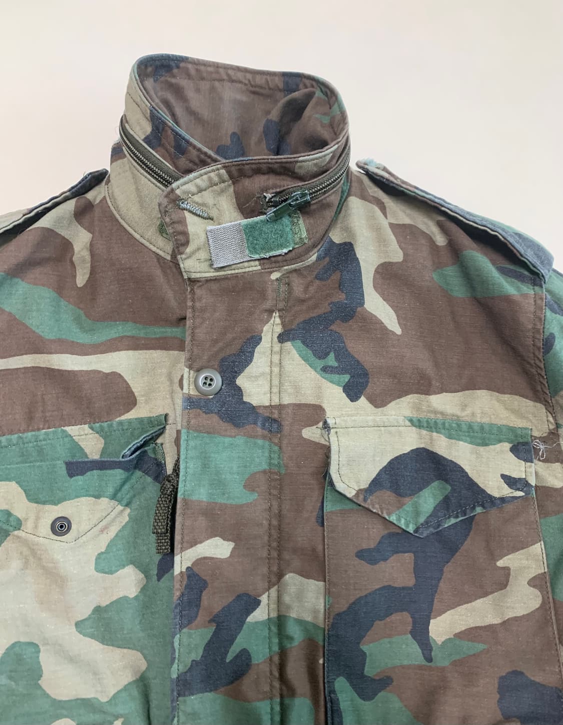 90s 미군 오리지널 우드랜드  M65 필드자켓 SR 상품이미지4