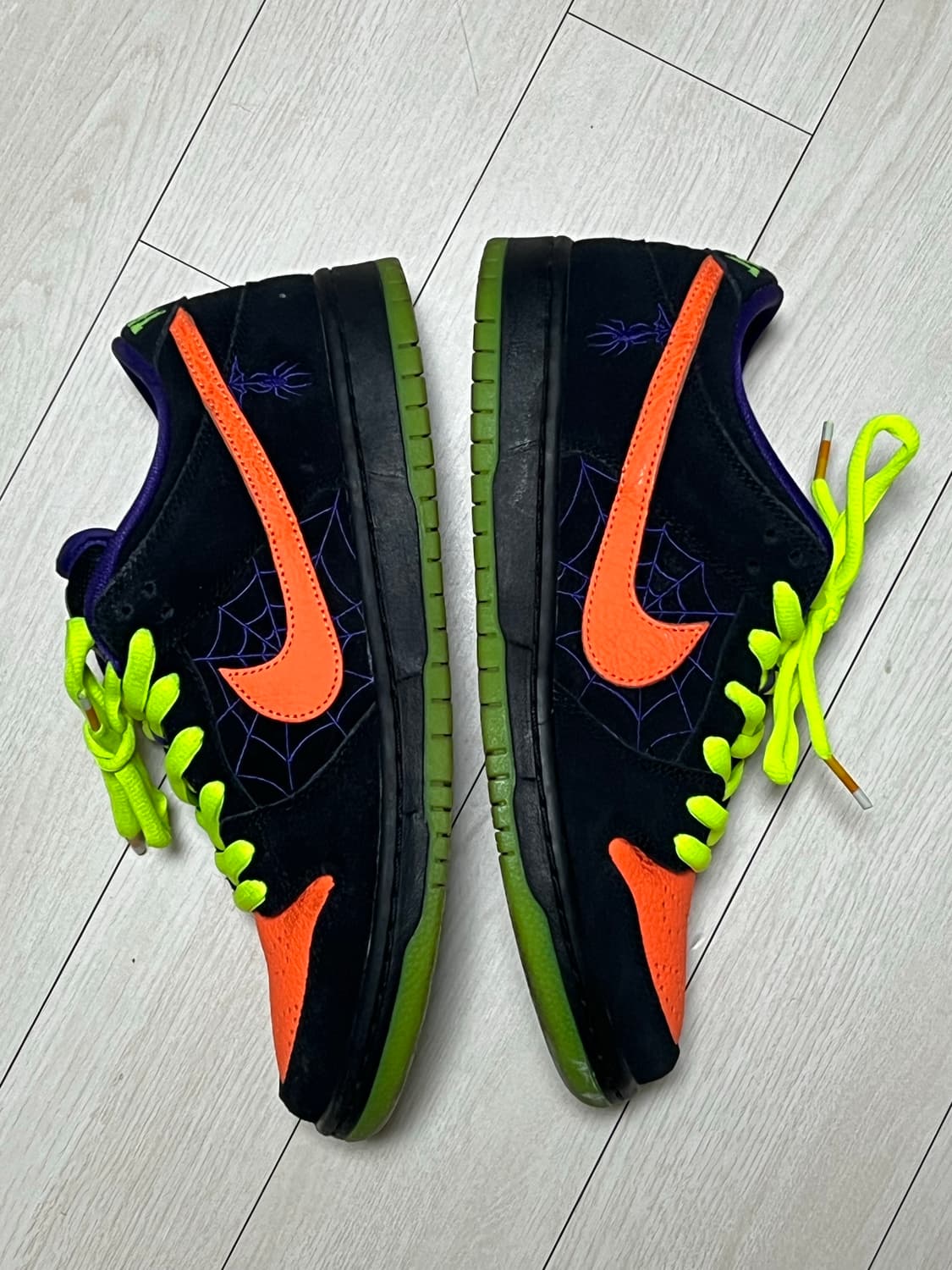 나이키 SB 덩크 로우 프로 할로윈 블랙 오렌지 260사이즈 상품이미지7