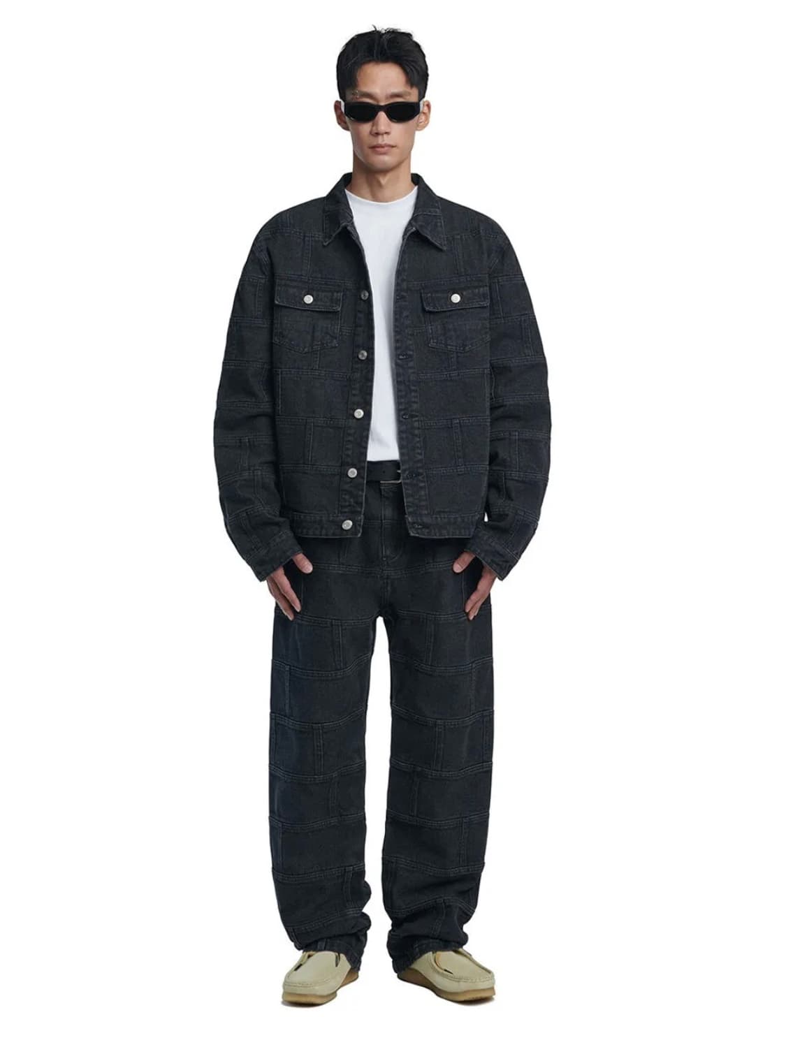 22fw BRICK DENIM PANTS -Black 상품이미지3