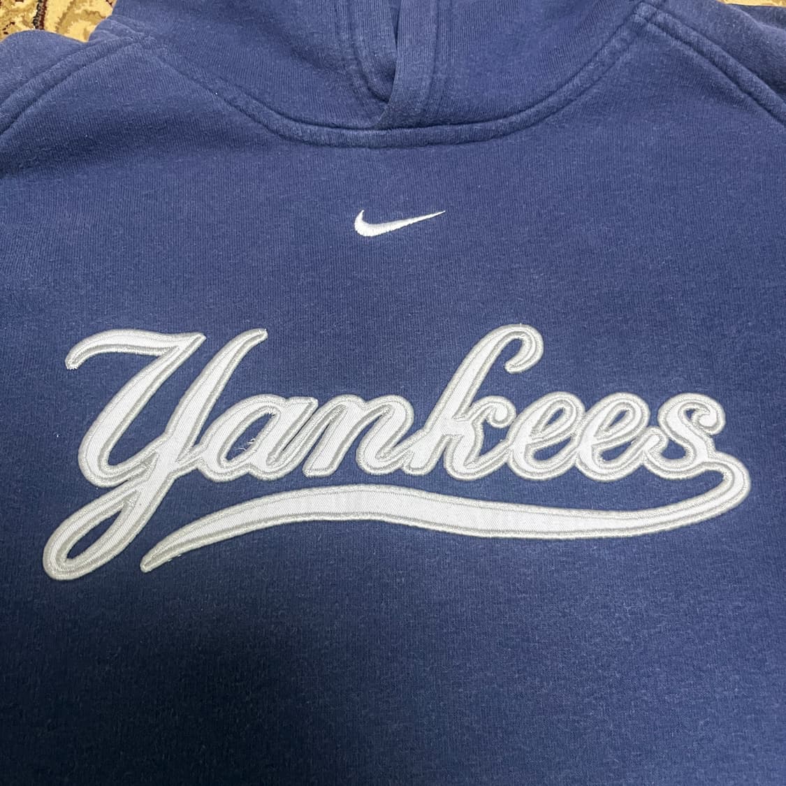 00‘s 나이키 MLB 양키스 센터로고 후드 상품이미지3