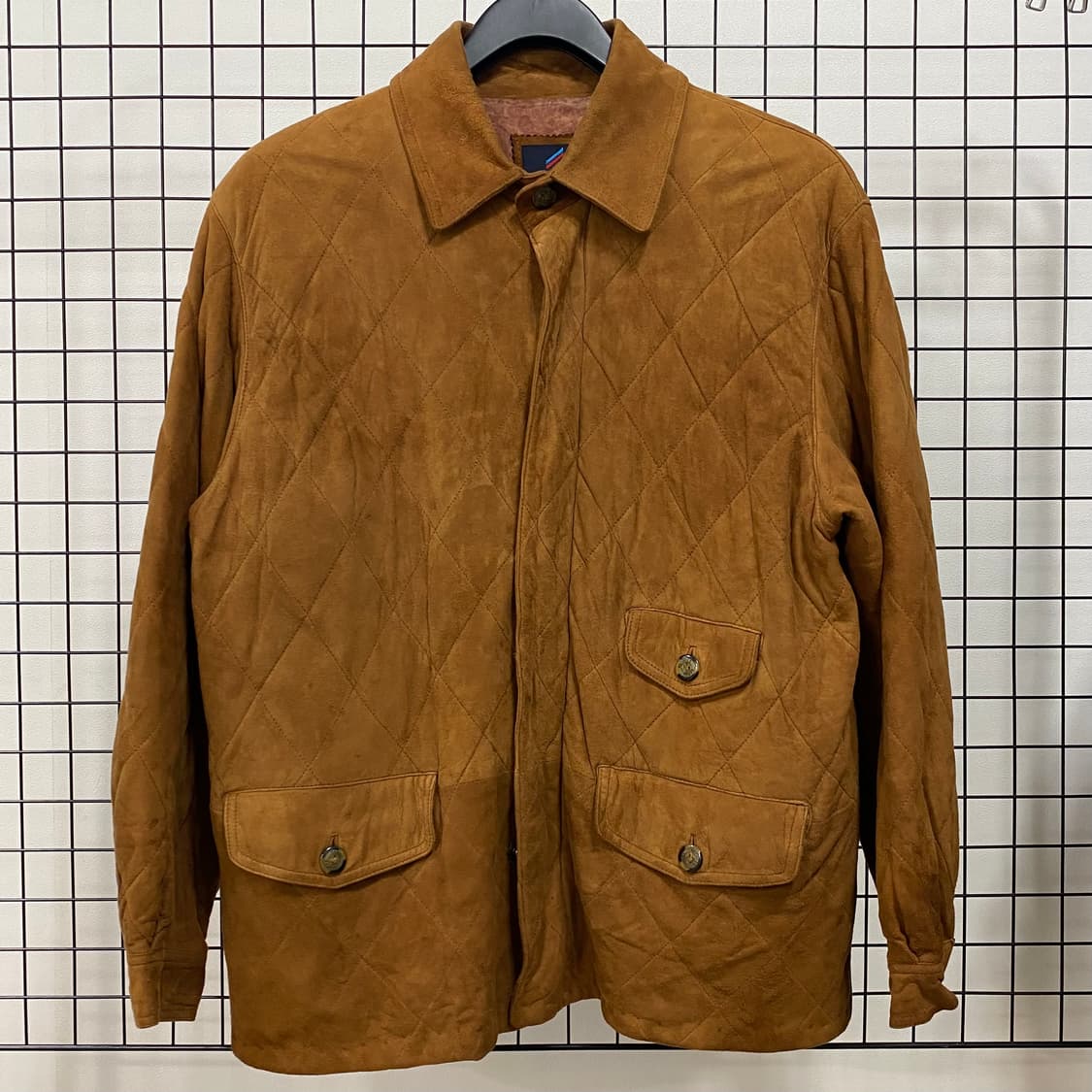 90s 빈티지 양가죽 퀼팅 자켓 상품이미지1