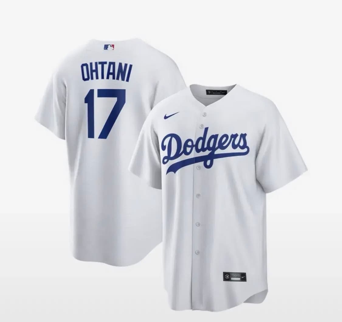 (새상품)나이키 MLB LA 다저스 오타니 쇼헤이 홈 레플리카 저지 상품이미지1