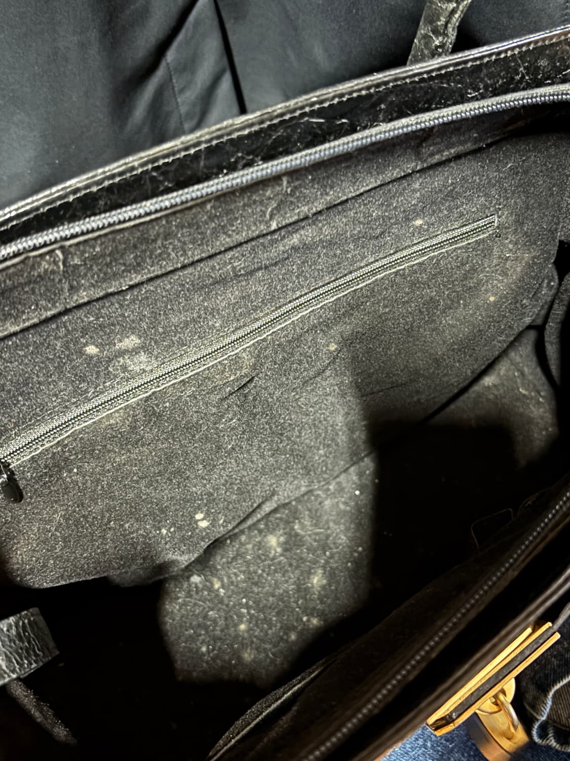 vintage locker leather dote bag 40cm 상품이미지7