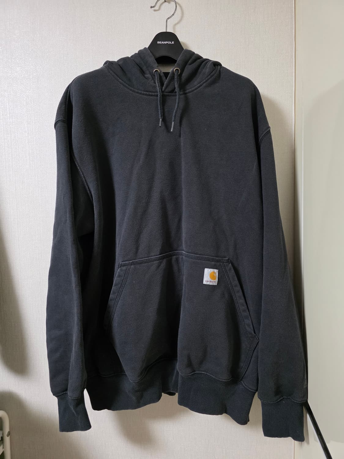 칼하트 기모 블랙 후드티 L 상품이미지1