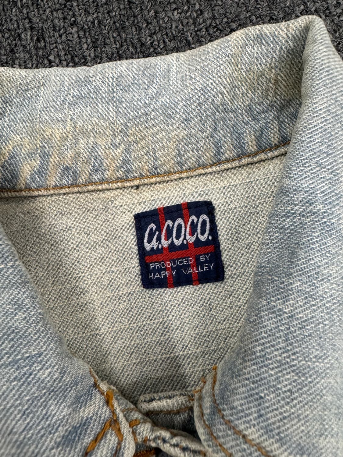 OS)c.co.co빈티지 여성 연청 데님 자켓 상품이미지4