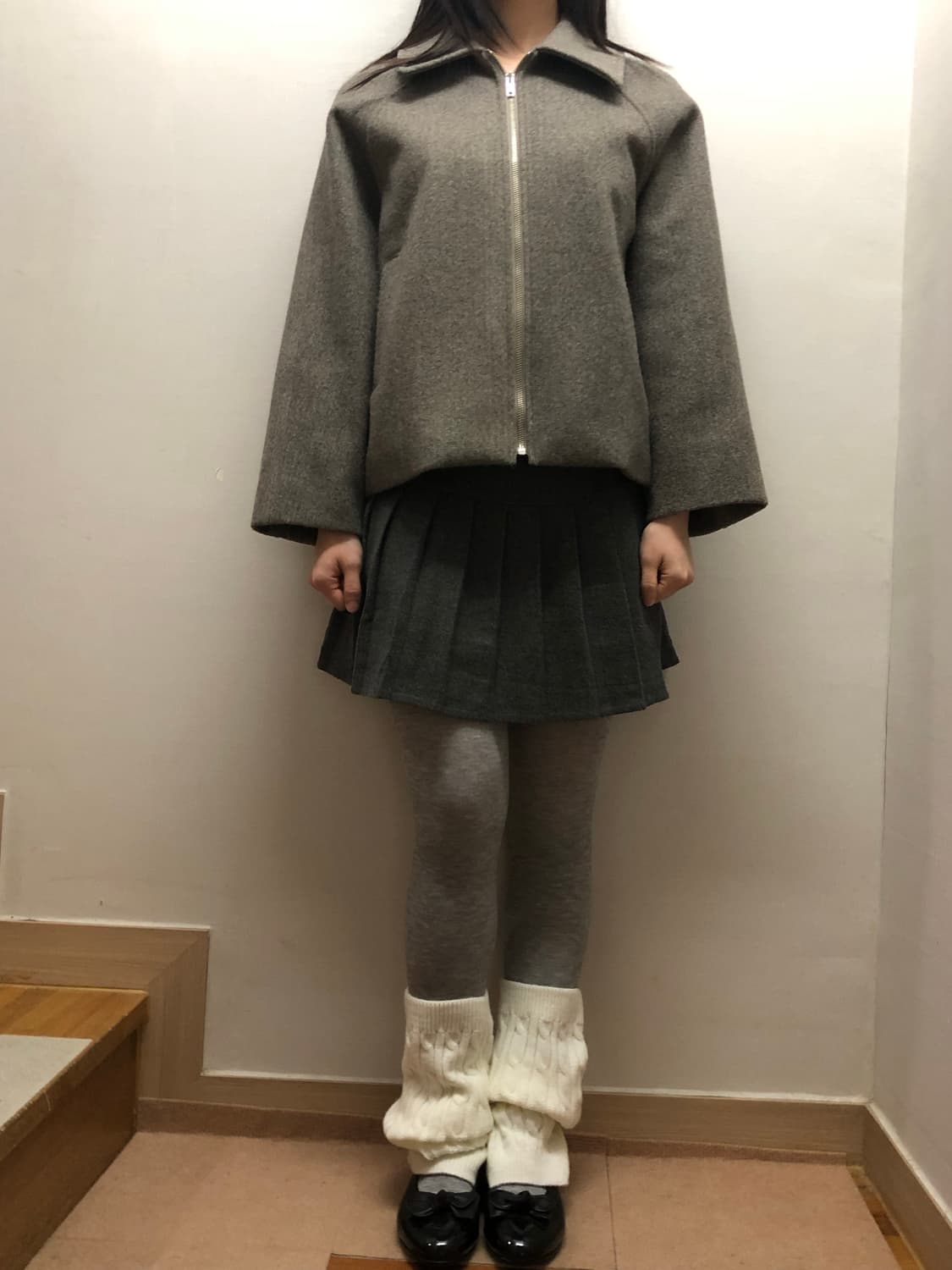 빈티지 브라운 울 자켓 상품이미지5