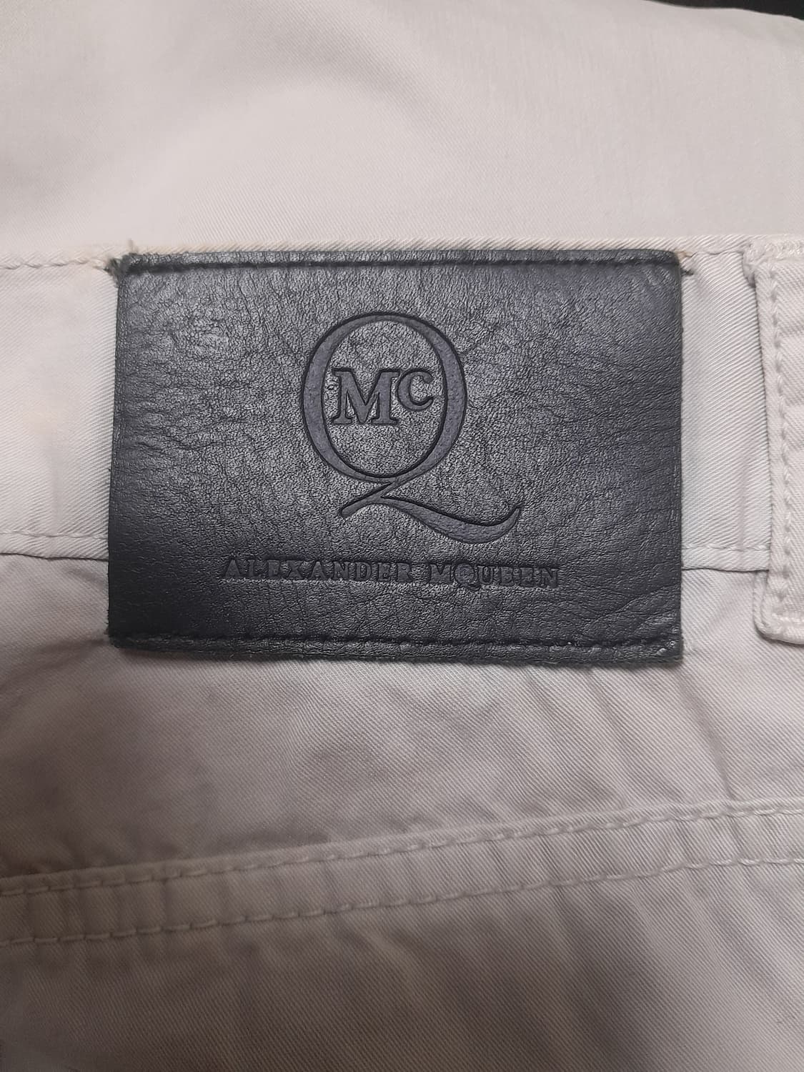 알렉산더 맥퀸 아이보리 코튼바지 32" 상품이미지8