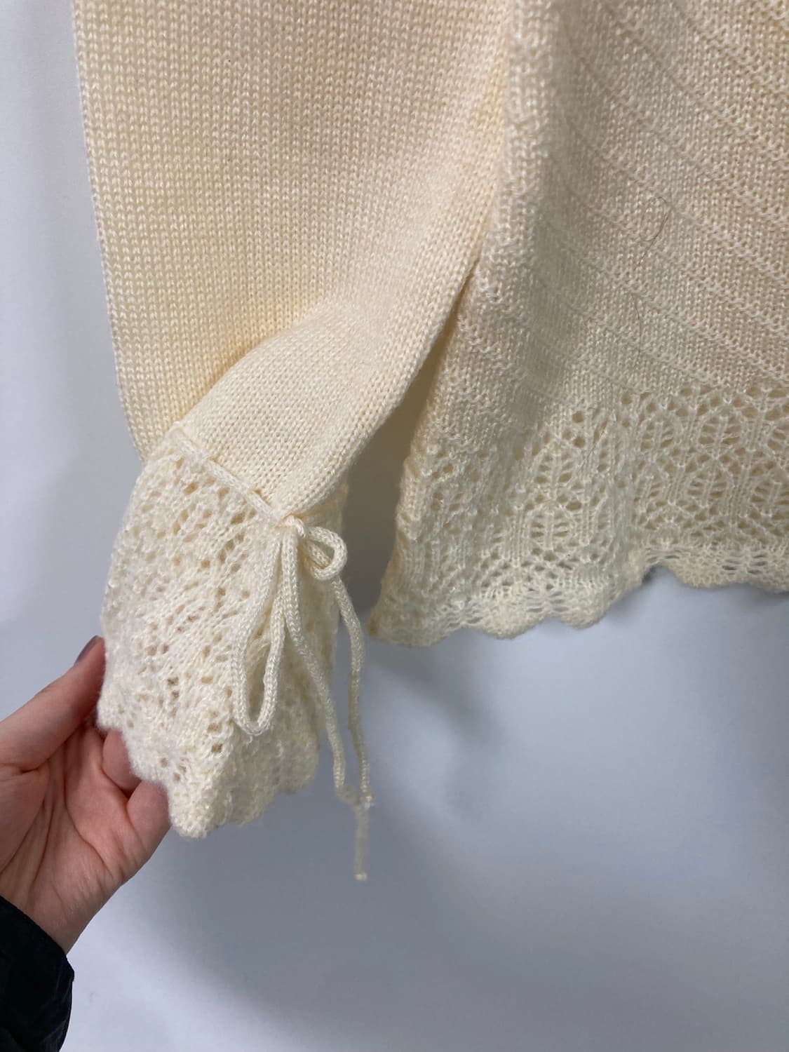 빈티지 리본 니트 상품이미지4