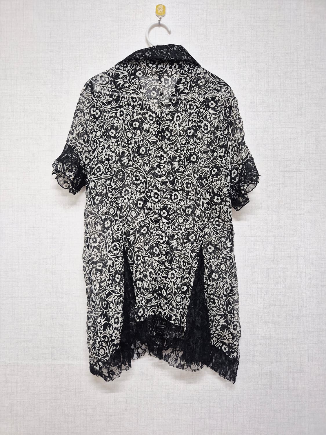 레이스 반팔 블라우스 상품이미지2